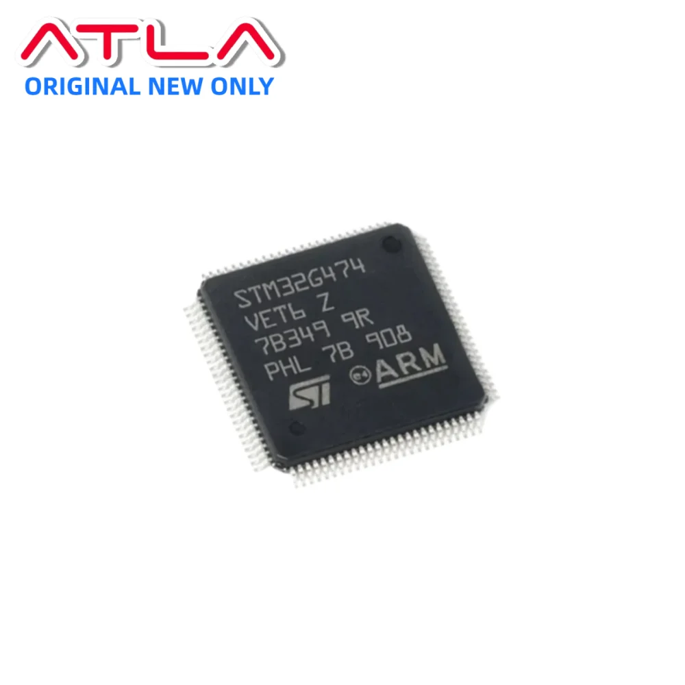1-10Pcs STM32G474VET6 QFP-100 High-Performance MCU 512KB Flash 5xComparator 3xDAC 4xOPAMP for Motor Control
1-10Pcs STM32G474VET6 QFP-100 High-Performance MCU 512KB Flash 5xComparator 3xDAC 4xOPAMP for Motor Control