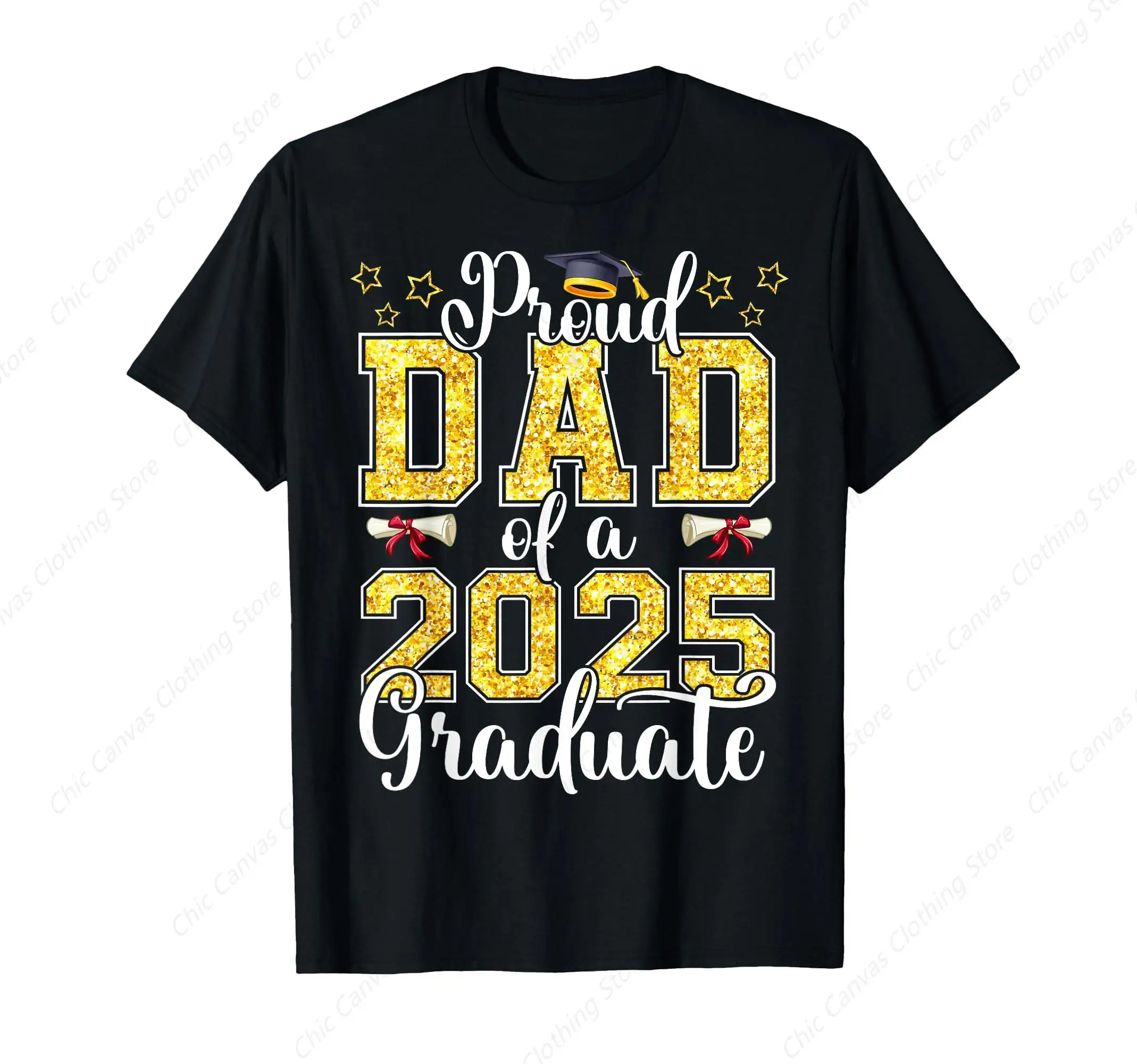Dad Of The Graduating Class Of 2025 Proud Dad Of 2025 Fun Printed T-Shirt Gift Cotton Men'S And Women'S Short Sleeved Shirt
Dad Of The Graduating Class Of 2025 Proud Dad Of 2025 Fun Printed T-Shirt Gift Cotton Men'S And Women'S Short Sleeved Shirt