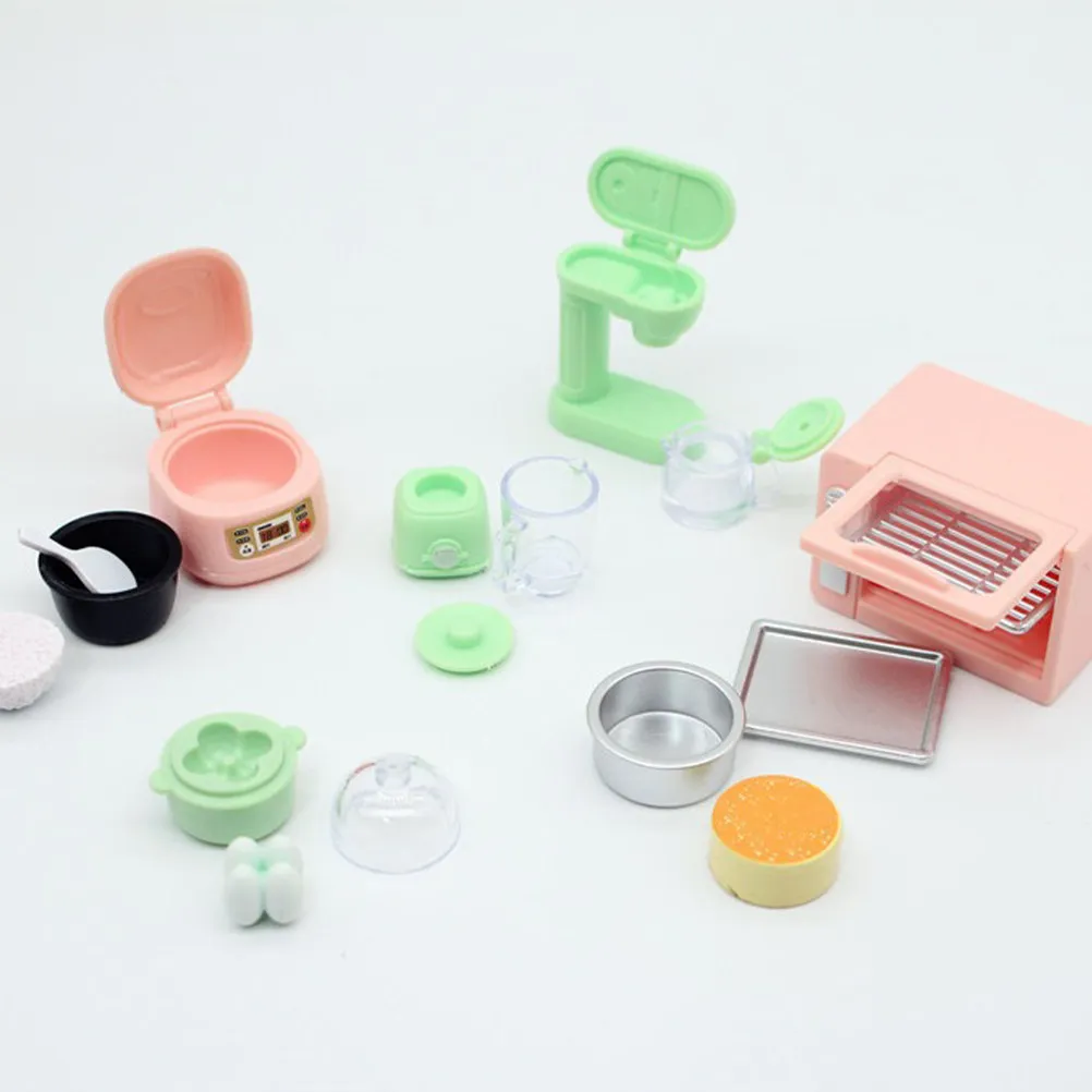 1Set Mini Kitchen Accessories Miniature Oven Coffee Machine Mini House Kitchenware Play Accessory Realistic Scene Decor
1Set Mini Kitchen Accessories Miniature Oven Coffee Machine Mini House Kitchenware Play Accessory Realistic Scene Decor