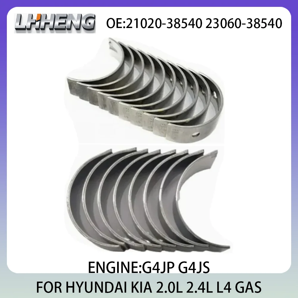 Engine Main & Rod Bearings Kit FOR HYUNDAI SANTA SONATA TRAJET KIA MAGENTIS 2.0L 2.4L 2.0 2.4 L T L4 GAS 98-08 G4JP 21020-38540
Engine Main & Rod Bearings Kit FOR HYUNDAI SANTA SONATA TRAJET KIA MAGENTIS 2.0L 2.4L 2.0 2.4 L T L4 GAS 98-08 G4JP 21020-38540
