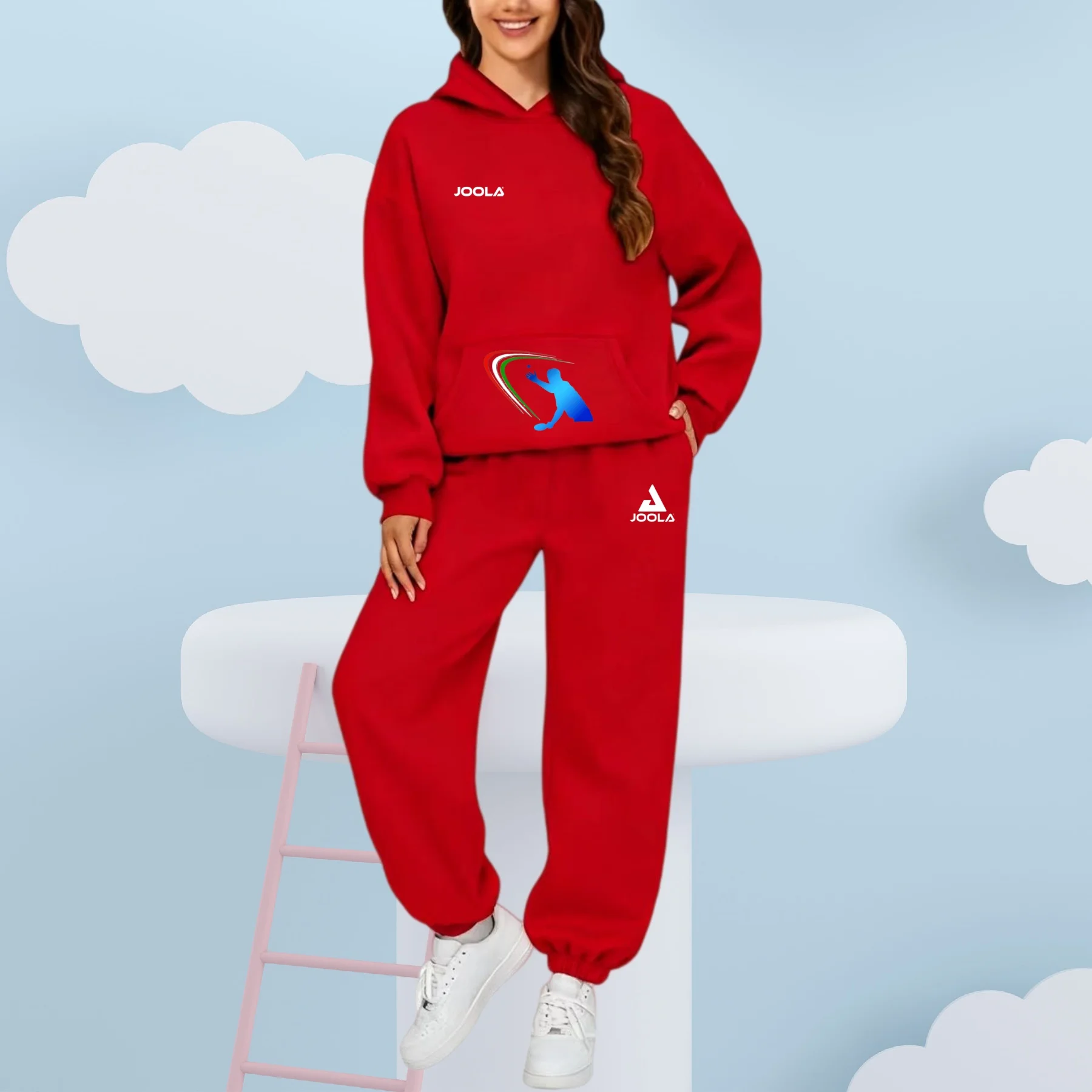 Men's And Women's Printed Hooded Sweatshirt Sports Pants Set, Casual Long Sleeved Hooded Sports Style Loose Two-Piece Set
Men's And Women's Printed Hooded Sweatshirt Sports Pants Set, Casual Long Sleeved Hooded Sports Style Loose Two-Piece Set