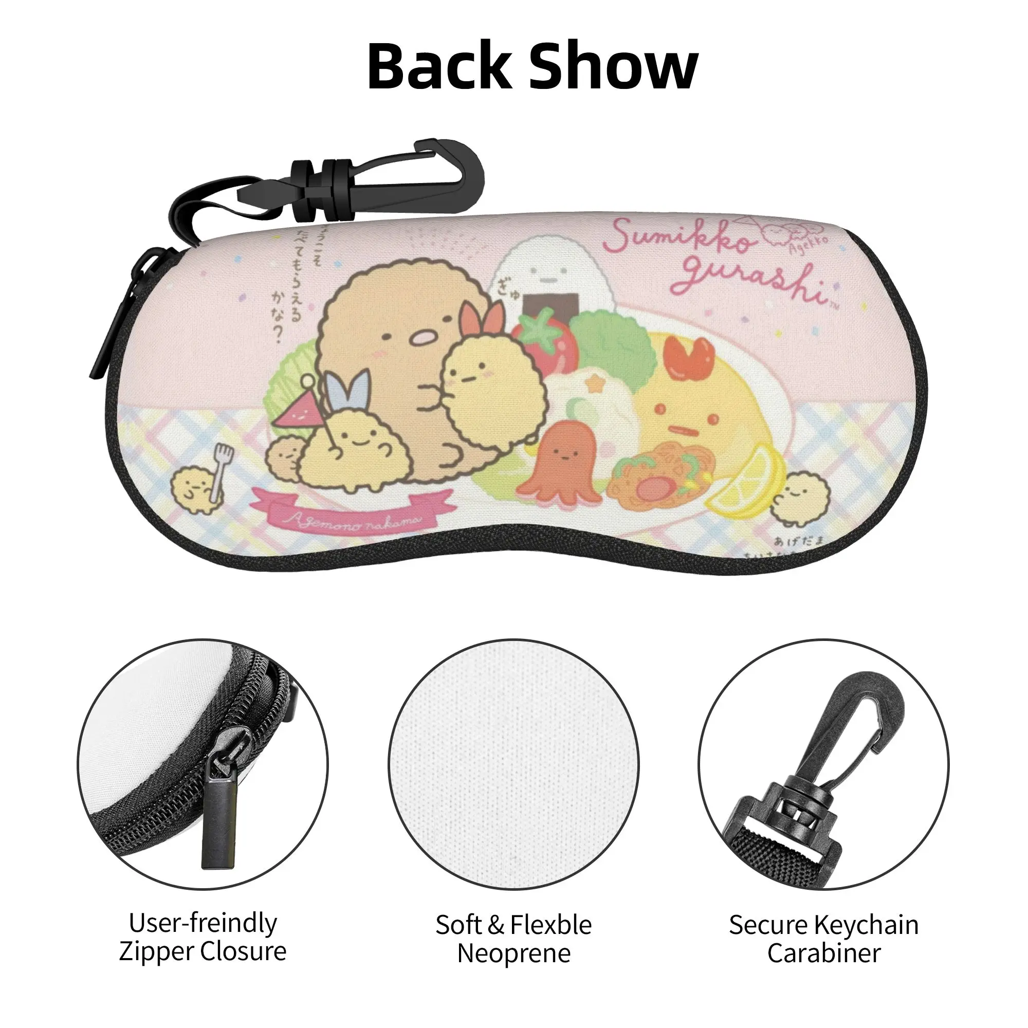 Sumikko Gurashi Japanese Cartoon Eyeglass Glasses Case Men Women Soft Anime Game Sunglasses Protective Bag
Sumikko Gurashi Japanese Cartoon Eyeglass Glasses Case Men Women Soft Anime Game Sunglasses Protective Bag