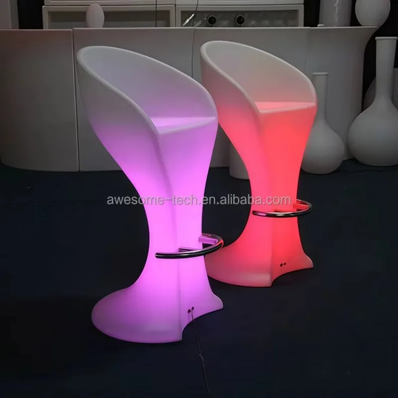 Hot Selling Outdoor Furniture Bar Stool Led Swimming Pool PE Plastic Chair Stool Lighting Luminous Nightclub Chair Stool
Hot Selling Outdoor Furniture Bar Stool Led Swimming Pool PE Plastic Chair Stool Lighting Luminous Nightclub Chair Stool