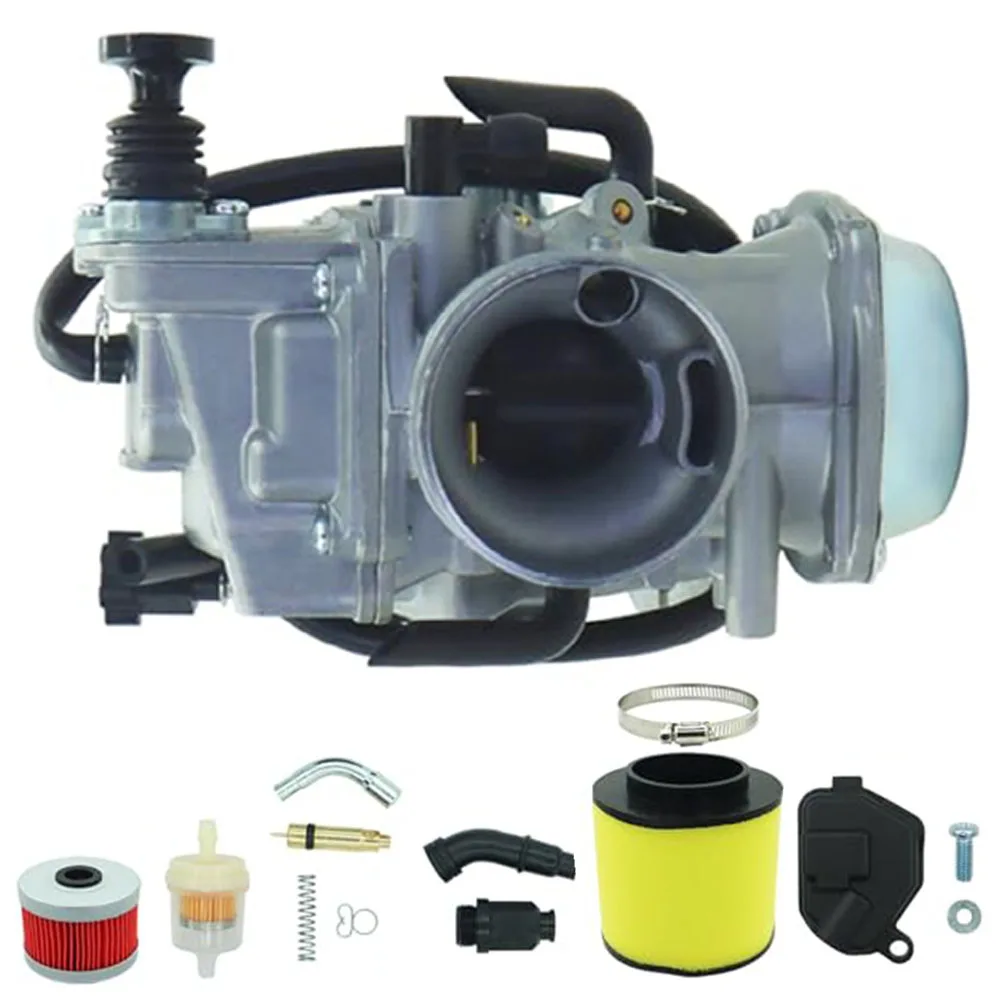 Карбюратор газонокосилки для Honda TRX300, TRX300FW, Carb ATV 1988-2000 с воздушным фильтром и масляным фильтром, комплект садовых стриммеров, запасные части
Карбюратор газонокосилки для Honda TRX300, TRX300FW, Carb ATV 1988-2000 с воздушным фильтром и масляным фильтром, комплект садовых стриммеров, запасные части