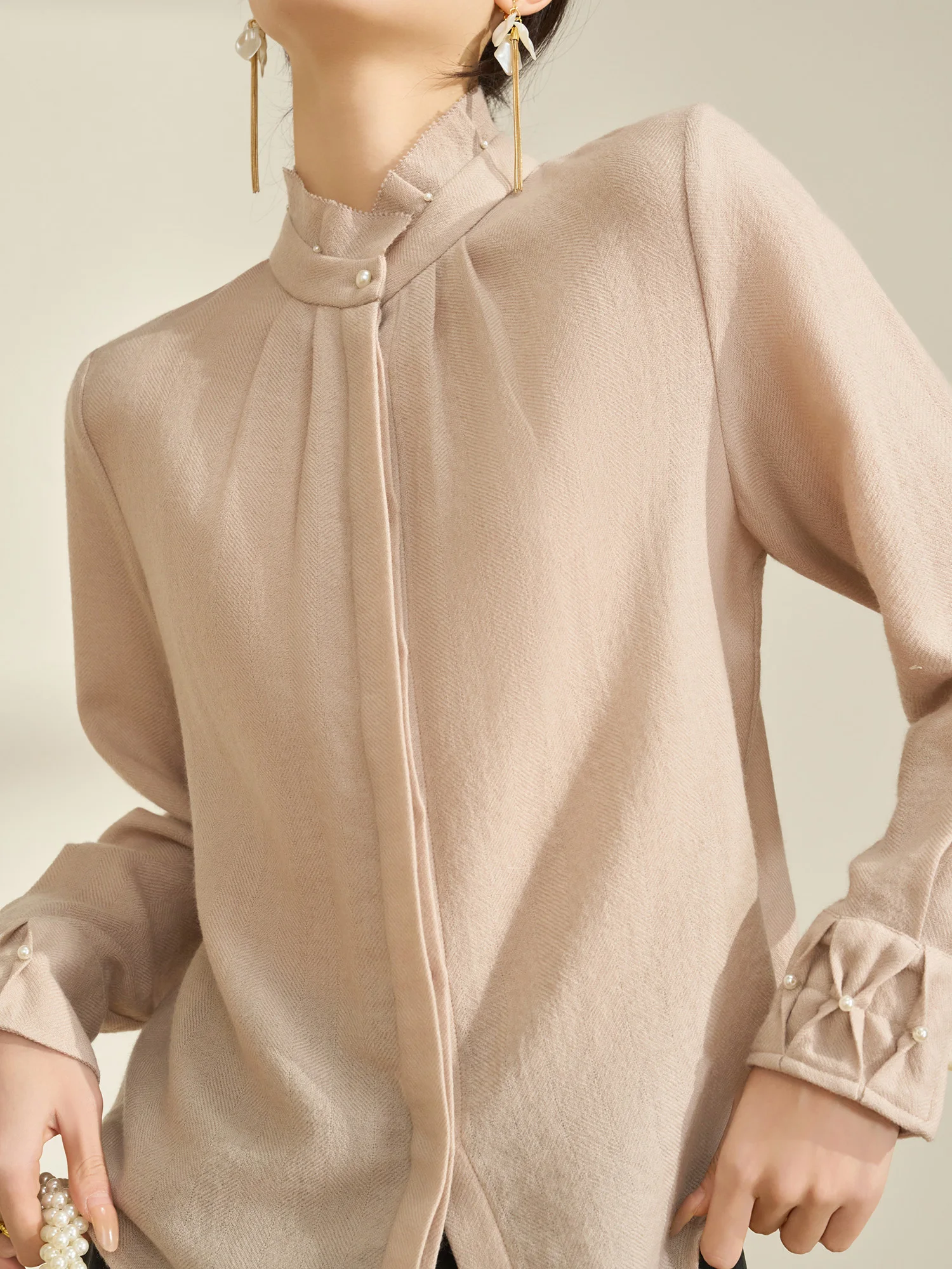 Ele Lace Collar irt Women's Faionable Unique Beautiful Small irt Commute Sle Loose Fit Long Sve Polyester
Ele Lace Collar irt Women's Faionable Unique Beautiful Small irt Commute Sle Loose Fit Long Sve Polyester