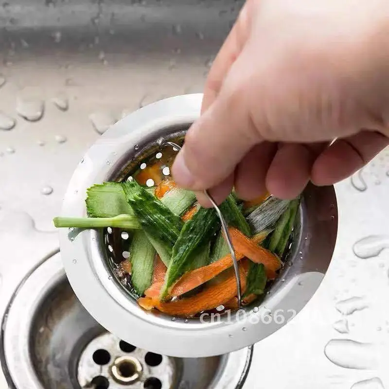 Stainless Steel Kitchen Sink Strainer Sewer Bathroom Shower Hair Filter Basket Anti-Blocking Cleaning Gadgets Kitchen Tools 1PC
Stainless Steel Kitchen Sink Strainer Sewer Bathroom Shower Hair Filter Basket Anti-Blocking Cleaning Gadgets Kitchen Tools 1PC