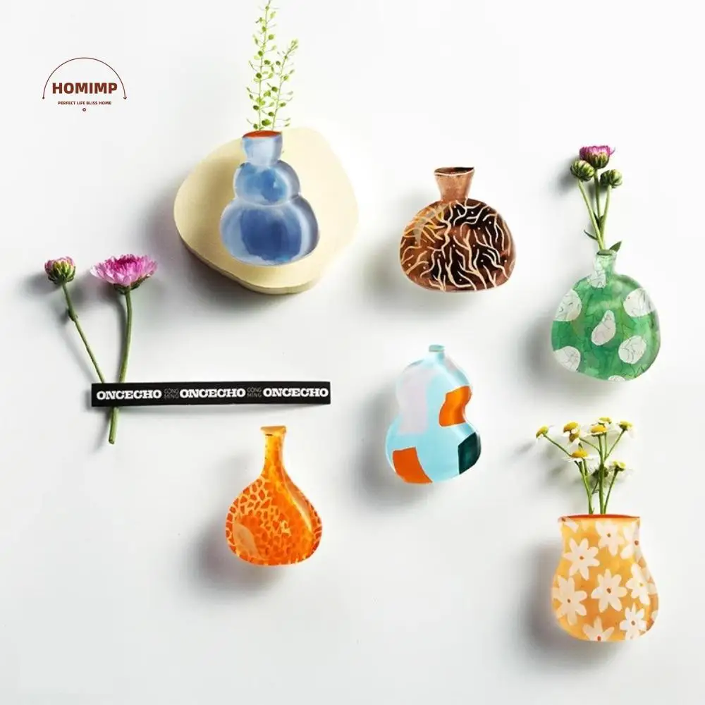 6PCS/SET Exquisite Acrylic Vase Sticker Magnetic Backing Stylish Refrigerator Sticker Excluding Plants Decorative
6PCS/SET Exquisite Acrylic Vase Sticker Magnetic Backing Stylish Refrigerator Sticker Excluding Plants Decorative