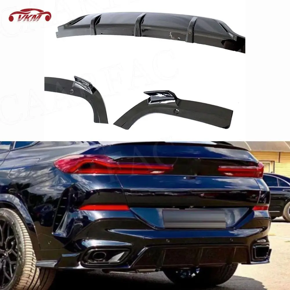 ABS Rear Bumper Diffuser Lip Car Boot Exhaust Bracket Splitter Spoiler Plate for BMW X6 G06 M Sport 2020- 2022
ABS Rear Bumper Diffuser Lip Car Boot Exhaust Bracket Splitter Spoiler Plate for BMW X6 G06 M Sport 2020- 2022