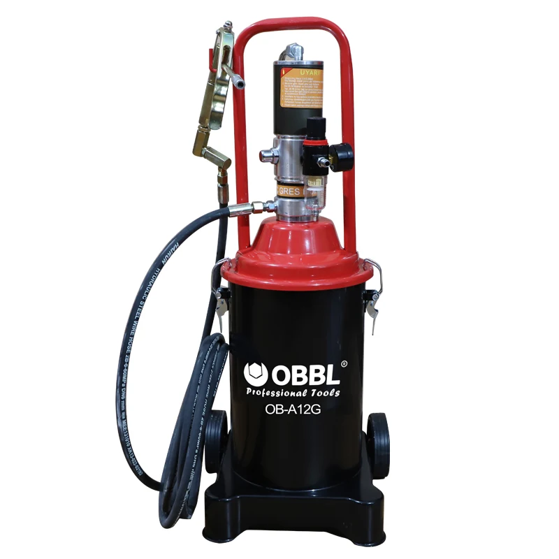 OBBL High Pressure 12L Air Operated Bucket Grease Pump Auto Grease Pump Pneumatic Lubricator Gun
OBBL High Pressure 12L Air Operated Bucket Grease Pump Auto Grease Pump Pneumatic Lubricator Gun