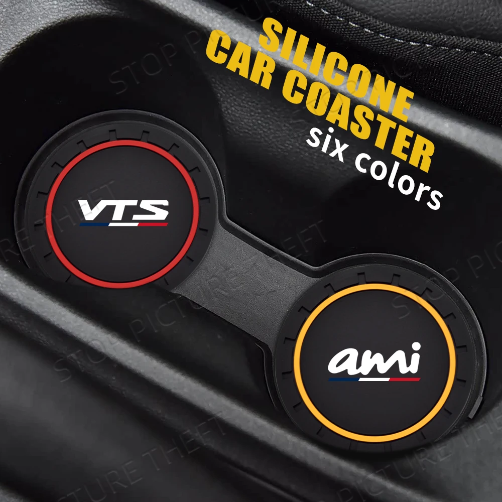 2pcs For Ami VTS French Flag Logo Xsara C4 C2 Electric Car Badge Water Cup Holder Anti-slip Pad Mat Bottle Slot Coaster Styling
2pcs For Ami VTS French Flag Logo Xsara C4 C2 Electric Car Badge Water Cup Holder Anti-slip Pad Mat Bottle Slot Coaster Styling