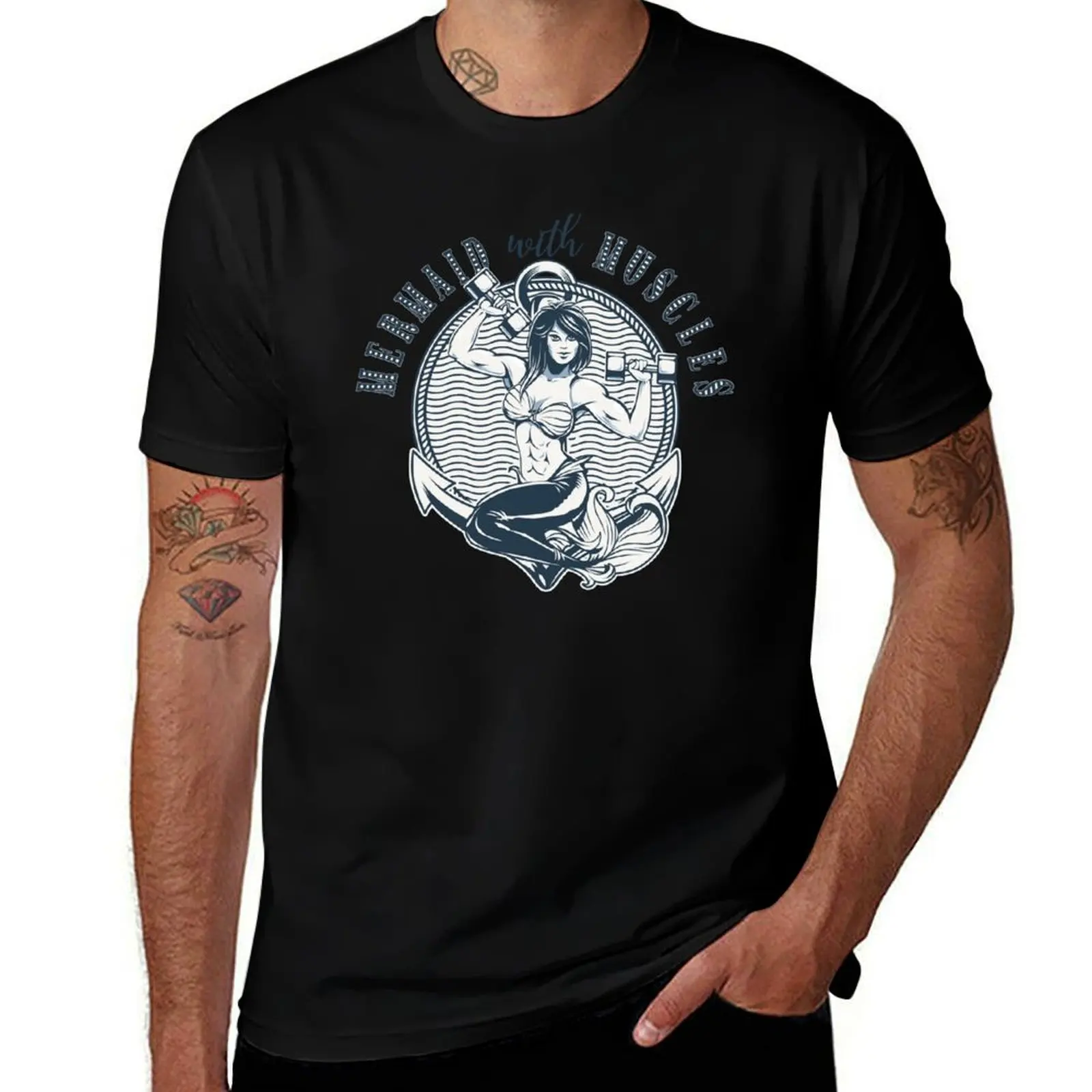 Mermaid and Muscles with Vintage Feel T-Shirt sports fans man clothes shirts men graphic
Mermaid and Muscles with Vintage Feel T-Shirt sports fans man clothes shirts men graphic