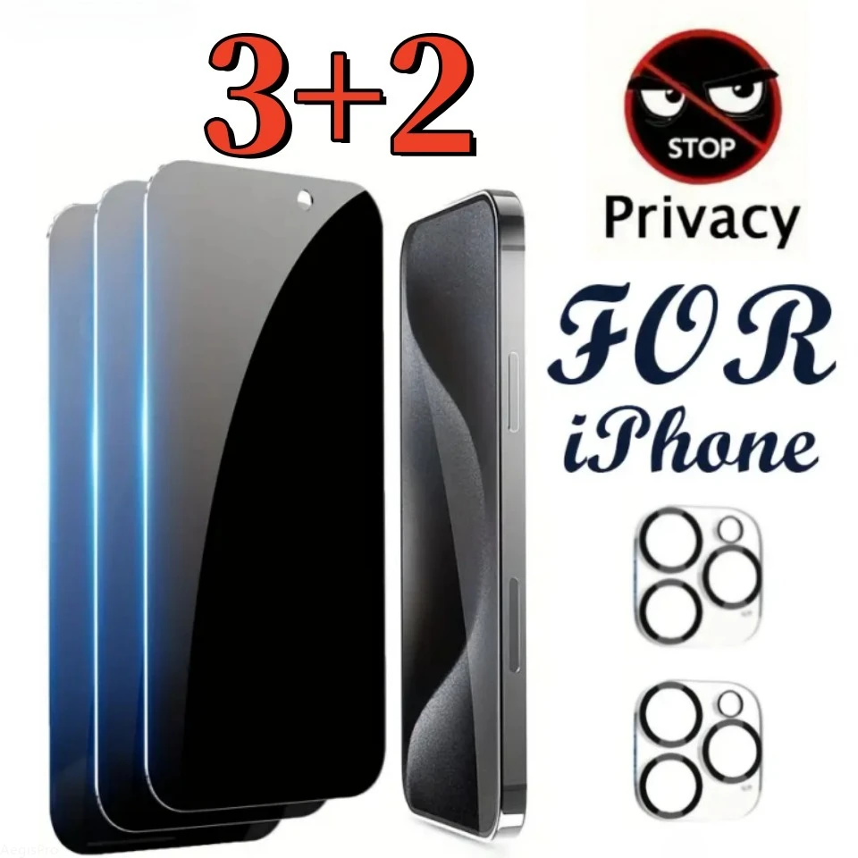 3PCS Privacy Tempered Glass Film for iPhone 16 Pro Max 17 Air 15 14 13 12 11 Plus Camera Lens Protector AntiSpy Anti-Fingerprint
3PCS Privacy Tempered Glass Film for iPhone 16 Pro Max 17 Air 15 14 13 12 11 Plus Camera Lens Protector AntiSpy Anti-Fingerprint
