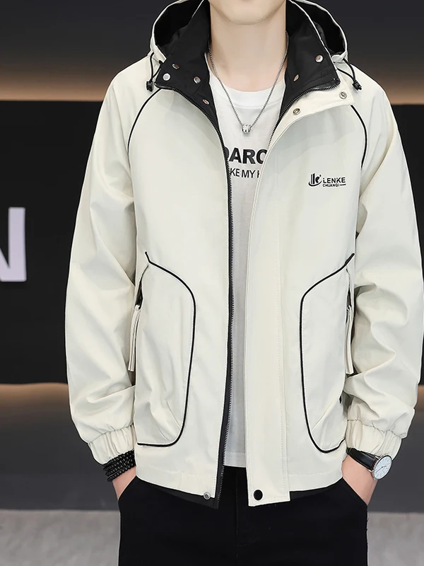 Новая мужская куртка с капюшоном 2026 года: повседневная, модная, рабочая, дышащая, из полиэфирного волокна, на молнии, с боковыми карманами
Новая мужская куртка с капюшоном 2026 года: повседневная, модная, рабочая, дышащая, из полиэфирного волокна, на молнии, с боковыми карманами