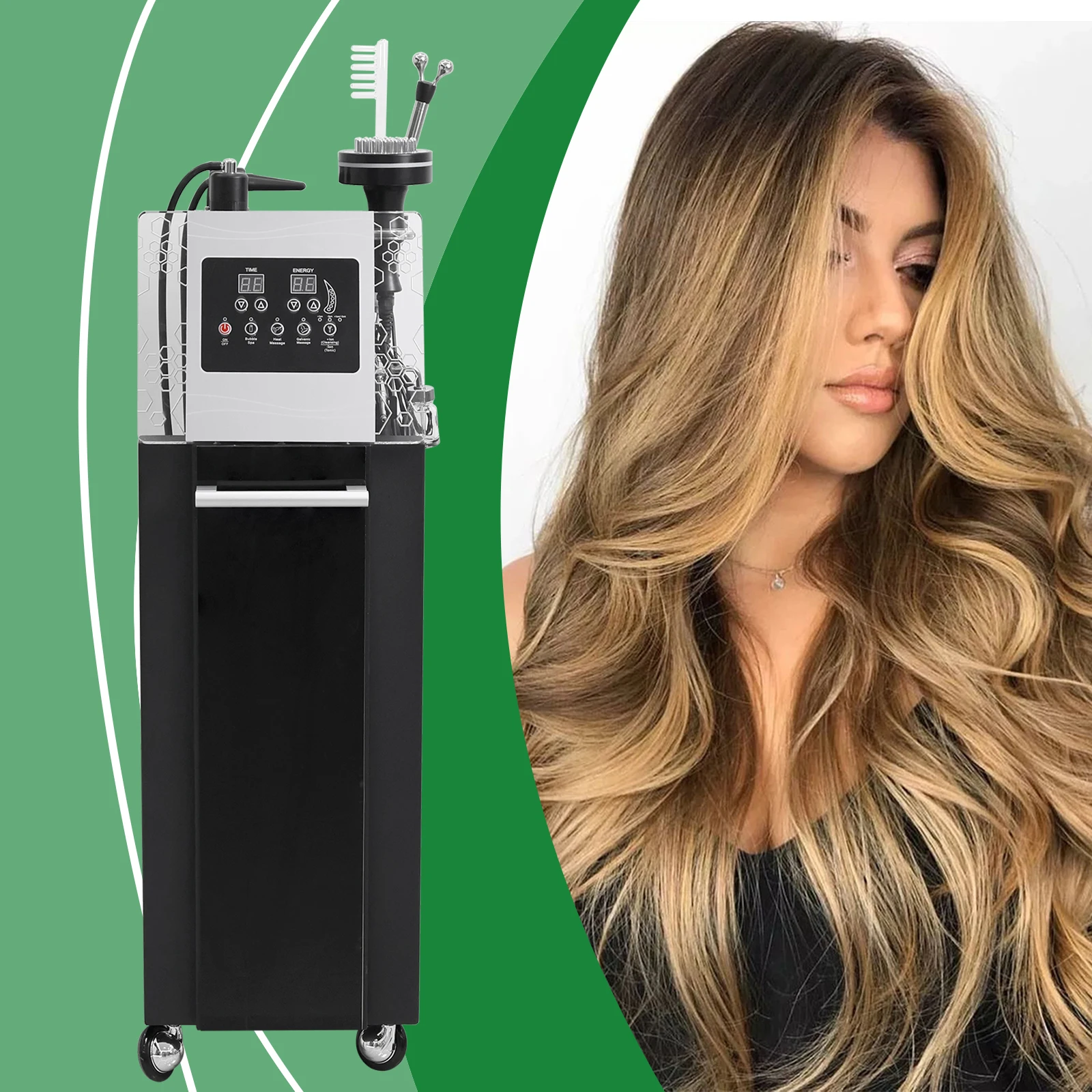 Massage 5 in 1 Electric Scalp Therapy Machine Bubble Hair Scalp Massage Hair Regeneration Device Beauty Salon/Spa
Massage 5 in 1 Electric Scalp Therapy Machine Bubble Hair Scalp Massage Hair Regeneration Device Beauty Salon/Spa