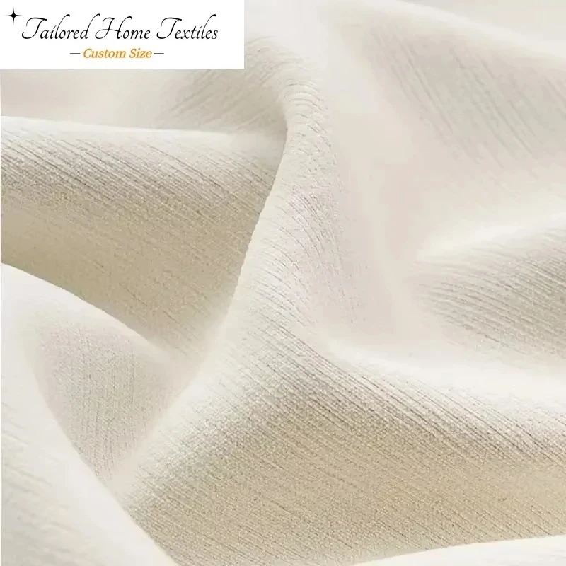 Custom Size French Curtains for Living Dining Room Bedroom Luxury Cream Chenille Curtains Blackout Curtains Window Decor
Custom Size French Curtains for Living Dining Room Bedroom Luxury Cream Chenille Curtains Blackout Curtains Window Decor