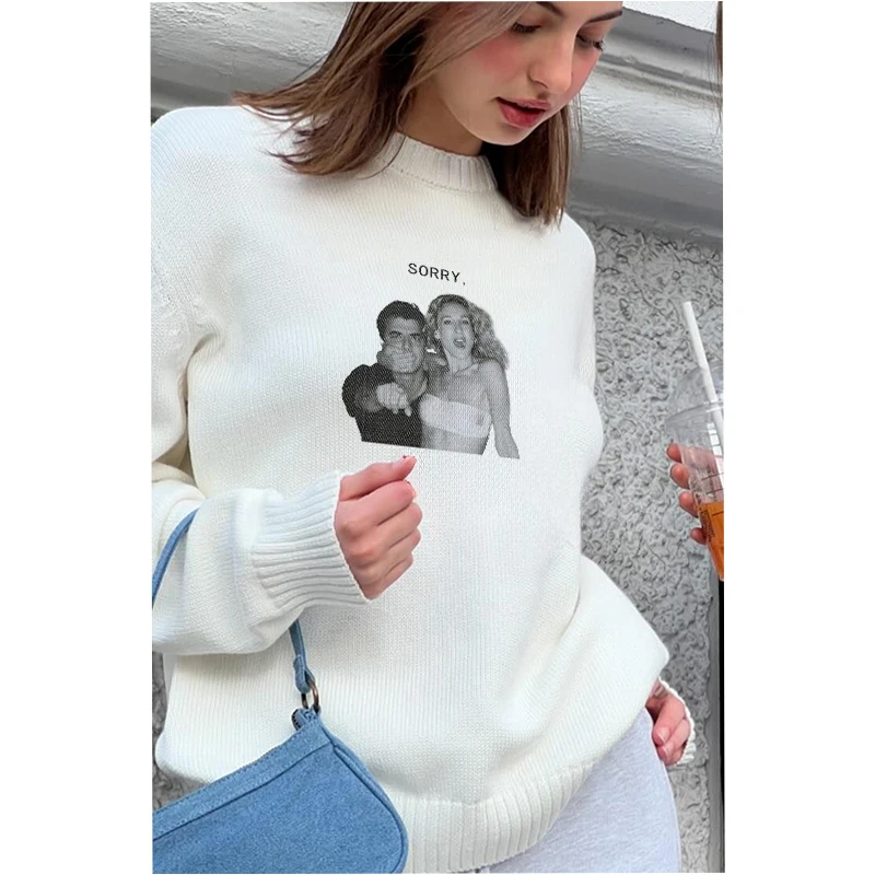 Ladies Retro Sweater Y2K Street Clothing Autumn Harajuku Fashion Retro Leisure With Retro Knitted Sweater Vetement Femme
Ladies Retro Sweater Y2K Street Clothing Autumn Harajuku Fashion Retro Leisure With Retro Knitted Sweater Vetement Femme