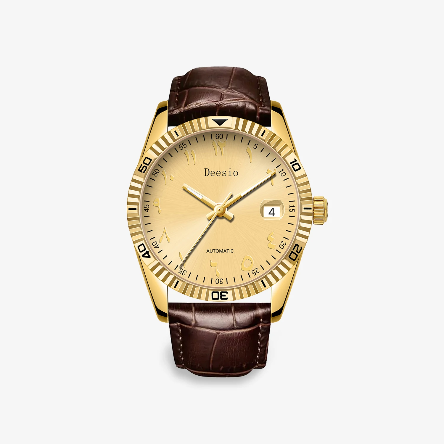 Deesio Mens Automatic Mechanical Watch for Men Stainless Steel Business Dress Watch Day Date Calendar,Waterproof Leather Strap
Deesio Mens Automatic Mechanical Watch for Men Stainless Steel Business Dress Watch Day Date Calendar,Waterproof Leather Strap