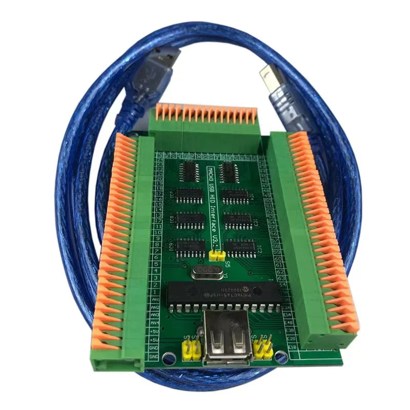 MACH3 USB hid Manual control extended current board Do not install screw versions Analog voltage (0-5v) to digital quantity (1-2
MACH3 USB hid Manual control extended current board Do not install screw versions Analog voltage (0-5v) to digital quantity (1-2