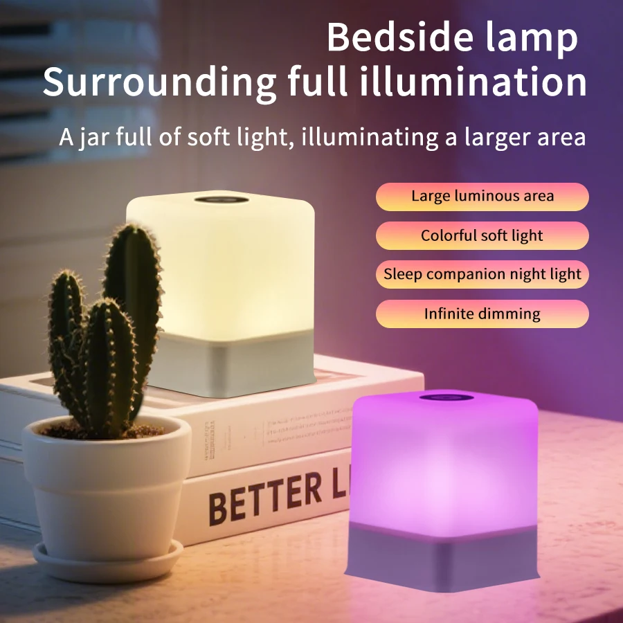 Mini Led Night Light Rechargeable Touch Switch Table Lamp Portable 3/16 Colors Dimmable Bedside Lamp for Bedroom Nursery Room
Mini Led Night Light Rechargeable Touch Switch Table Lamp Portable 3/16 Colors Dimmable Bedside Lamp for Bedroom Nursery Room