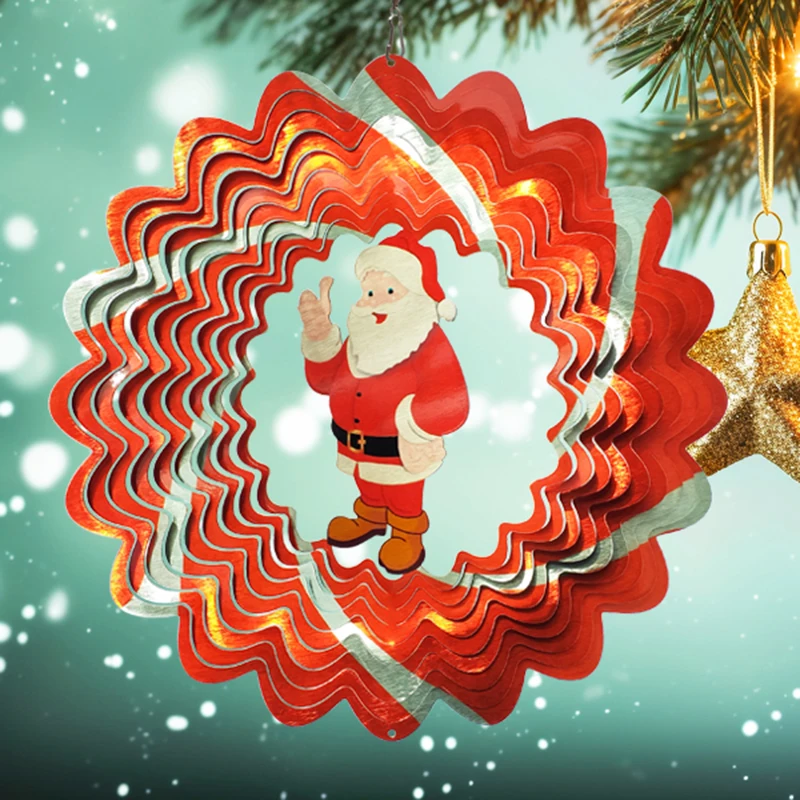 PSATHENATI Wind Spinner 3D Stainless Steel Christmas Garden Decoration Indoor Outdoor Hanging Worth Gift 12in Santa Claus
PSATHENATI Wind Spinner 3D Stainless Steel Christmas Garden Decoration Indoor Outdoor Hanging Worth Gift 12in Santa Claus