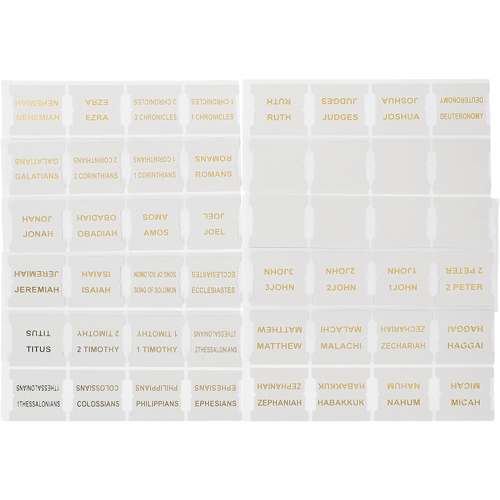 10 Sheets Bible Tags White Stickers Book Tabs Reading Labels Study Supplies Index Dividers Journaling Markers Notebook
10 Sheets Bible Tags White Stickers Book Tabs Reading Labels Study Supplies Index Dividers Journaling Markers Notebook