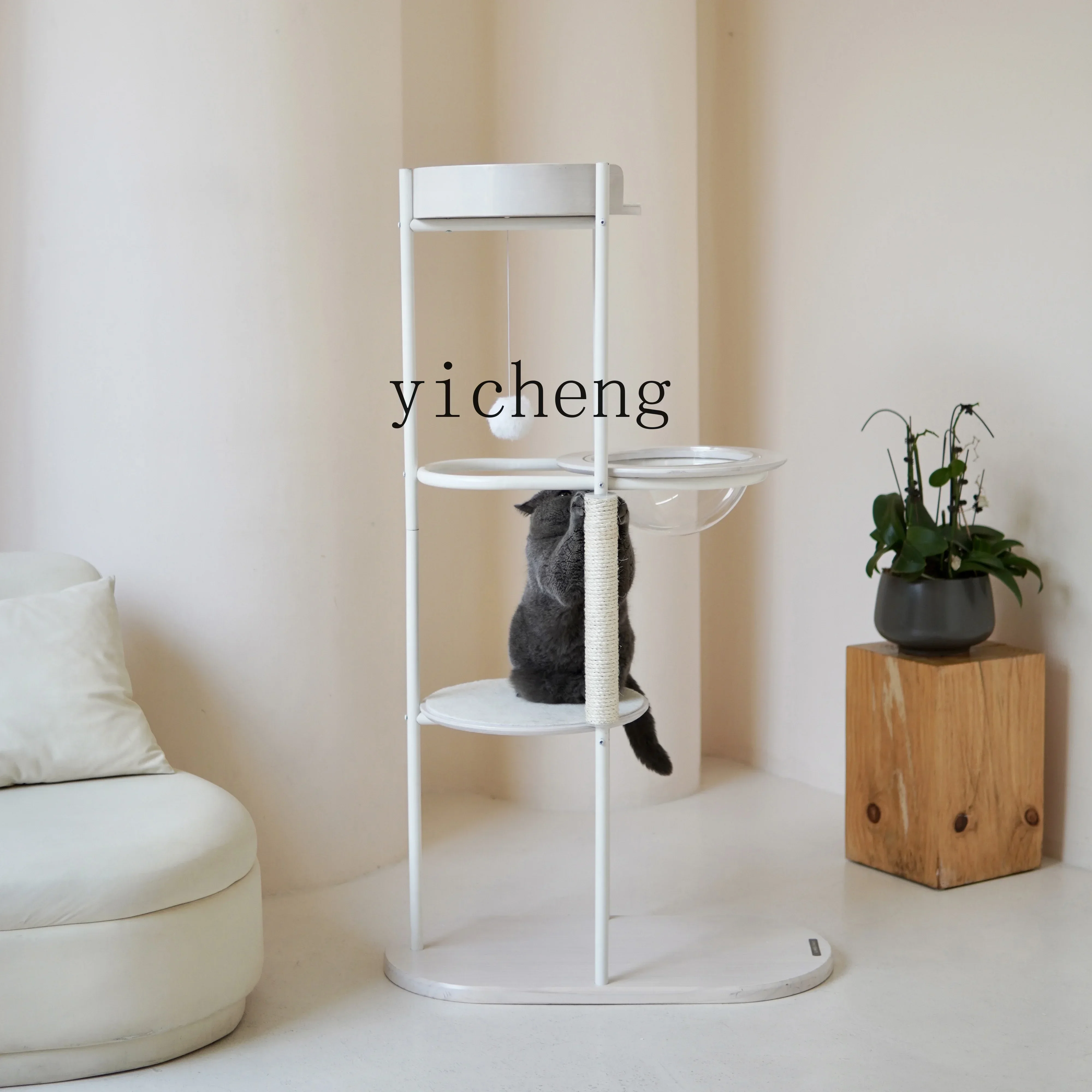 H19- minimalist cat climbing frame cat solid wood Internet celebrity climbing frame cat nest integrated sisal
H19- minimalist cat climbing frame cat solid wood Internet celebrity climbing frame cat nest integrated sisal