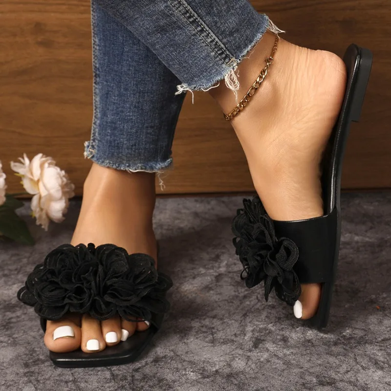 2026 New Womens Square Toe Casual Walking Slippers Fashionable Floral Women Sandals Classic Solid Color Open Toe Flat Flip-Flops
2026 New Womens Square Toe Casual Walking Slippers Fashionable Floral Women Sandals Classic Solid Color Open Toe Flat Flip-Flops