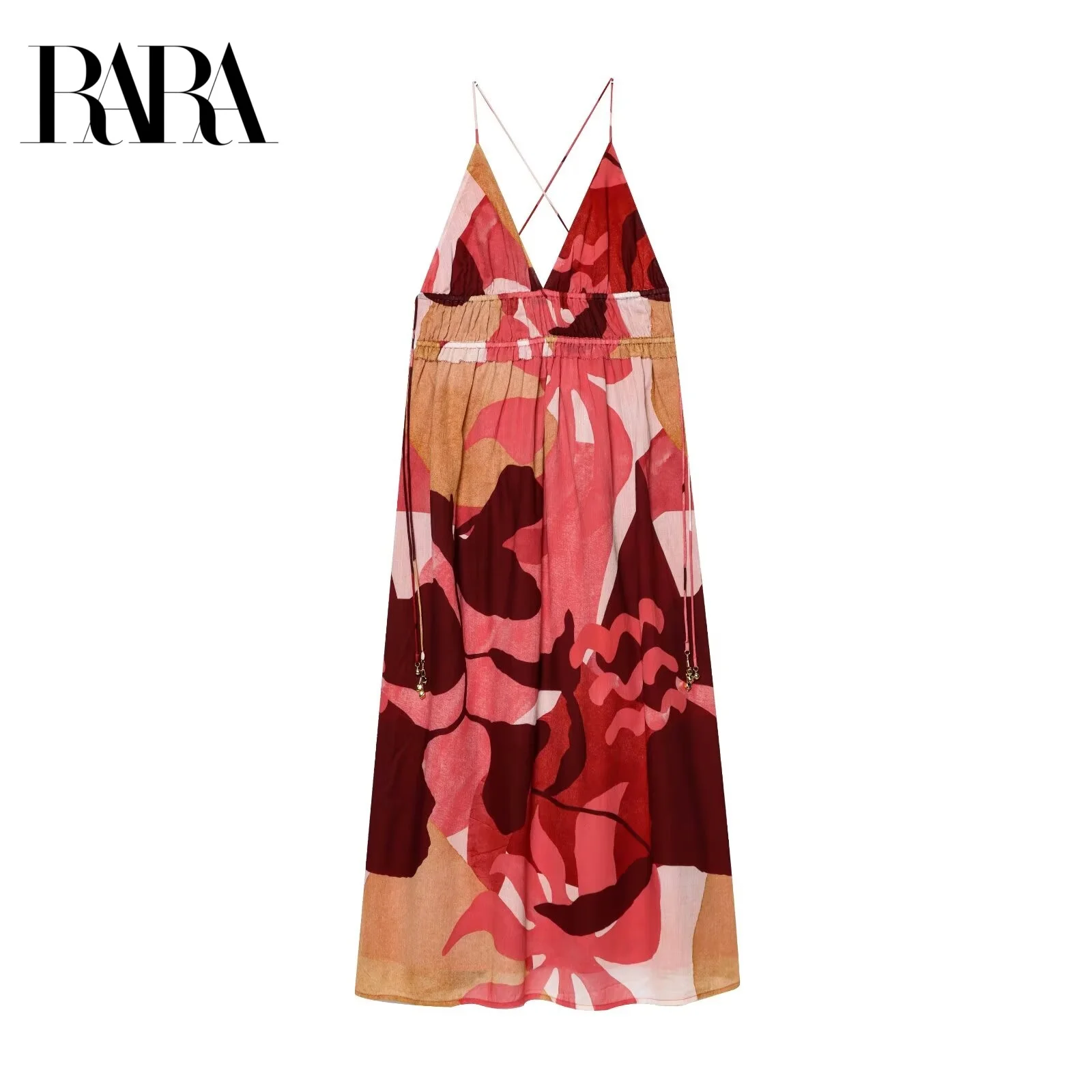 RARA2025 New Summer Women's Casual Retro Print V-neck Sleeveless Sexy Backless Holiday Beach Diaodai Dress
RARA2025 New Summer Women's Casual Retro Print V-neck Sleeveless Sexy Backless Holiday Beach Diaodai Dress