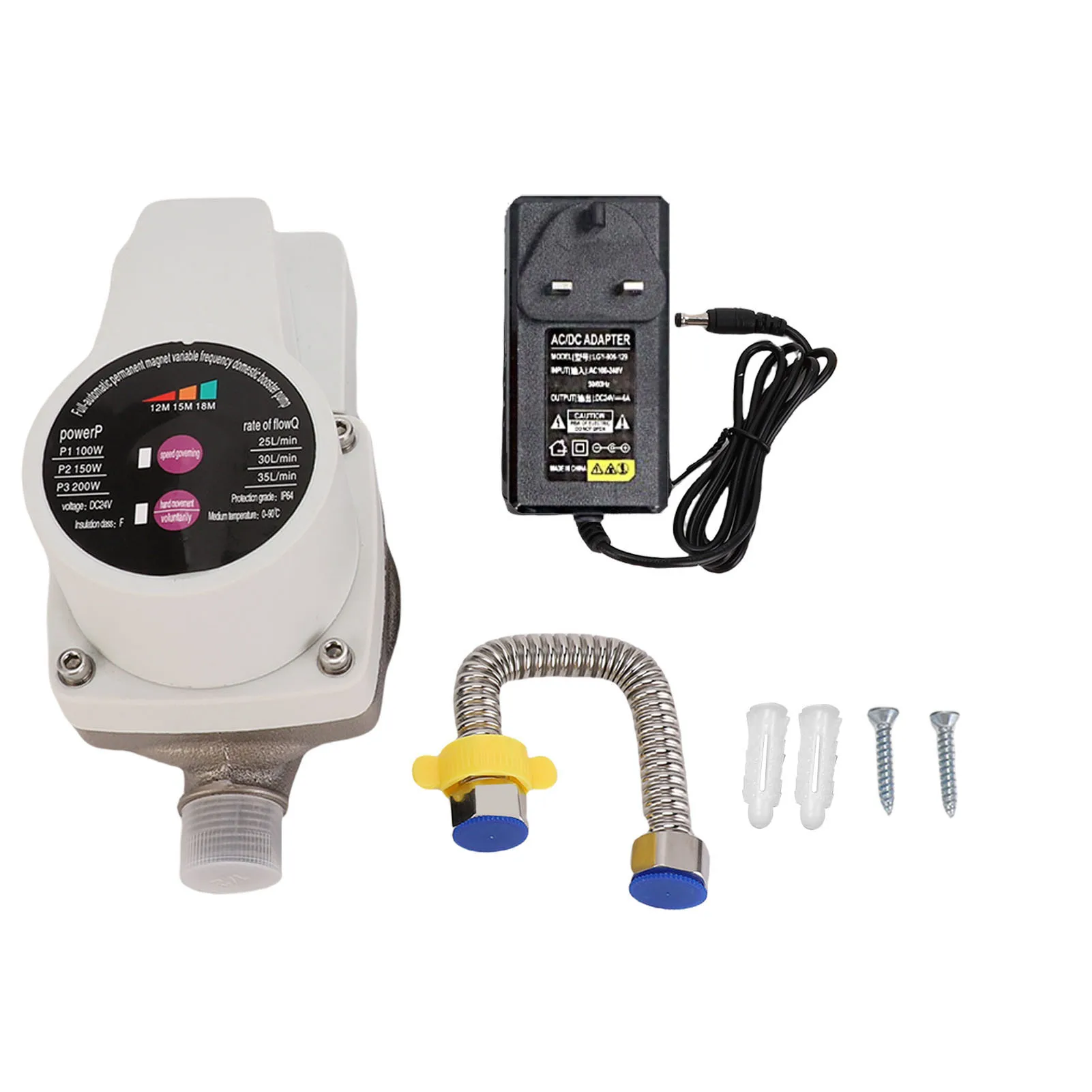 Насос для повышения давления воды, 24В DC, 100-200Вт, 25-35 л/мин, бесшумный, с автоматическим датчиком, компактный, портативный, для домашнего водонагревателя
Насос для повышения давления воды, 24В DC, 100-200Вт, 25-35 л/мин, бесшумный, с автоматическим датчиком, компактный, портативный, для домашнего водонагревателя