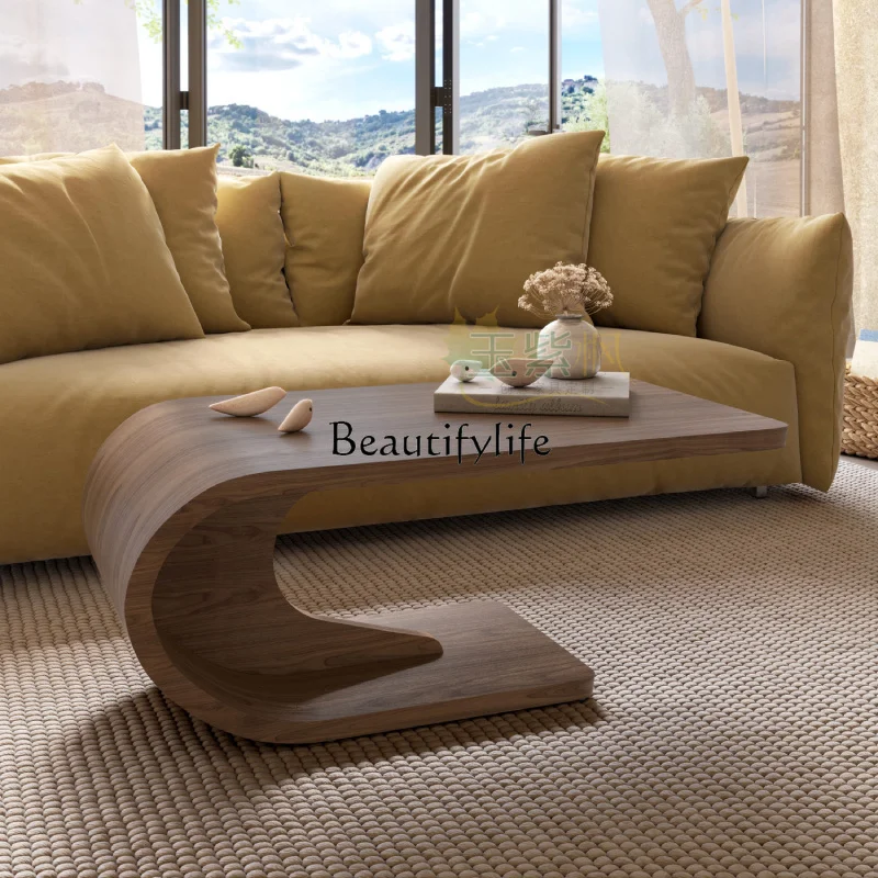 Nordic Creative Walnut Coffee Table Italian Minimalist Designer Shaped Coffee Table Simple Modern Tea Table
Nordic Creative Walnut Coffee Table Italian Minimalist Designer Shaped Coffee Table Simple Modern Tea Table