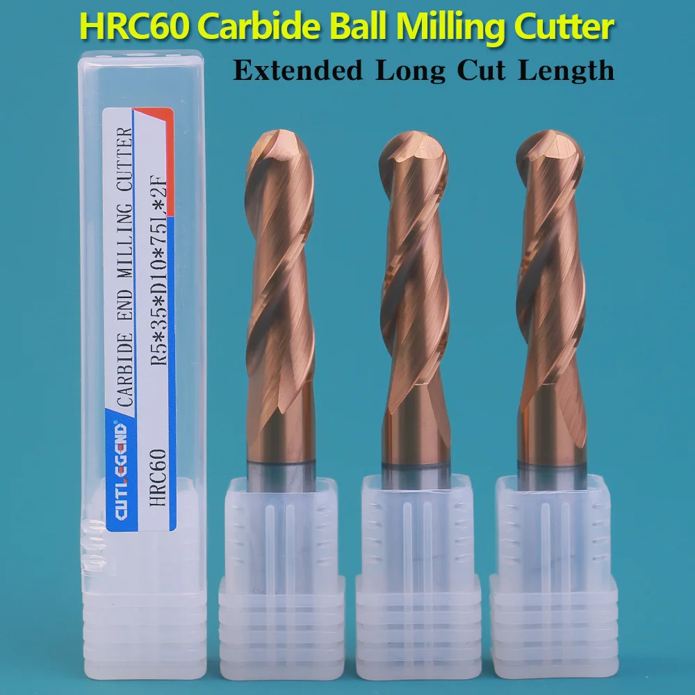 1pc Carbide Ball Nose End Milling Cutter 2 Flutes R0.5-R10 Extended Cutting Edge End Mill Router Bit for Steel Stainless Steel
1pc Carbide Ball Nose End Milling Cutter 2 Flutes R0.5-R10 Extended Cutting Edge End Mill Router Bit for Steel Stainless Steel