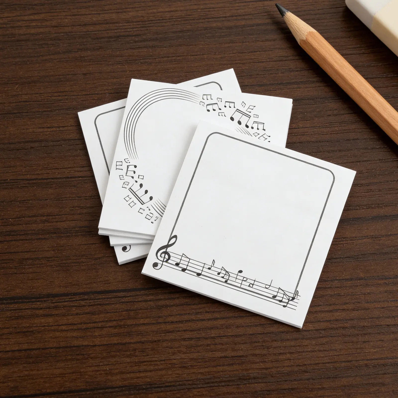 12Pcs Self Adhesive Note Pads Black White Musical Notes Design 3x3 Inch Mini Memo Music Teacher School Office
12Pcs Self Adhesive Note Pads Black White Musical Notes Design 3x3 Inch Mini Memo Music Teacher School Office