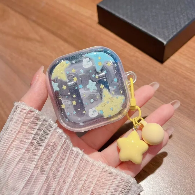 For Samsung Galaxy Buds 4 Pro Earphone Case Cartoon Cat Puppy 3D Star Bow Soft TPU Protective Sleeve Anti Scratch Funda Pendant
For Samsung Galaxy Buds 4 Pro Earphone Case Cartoon Cat Puppy 3D Star Bow Soft TPU Protective Sleeve Anti Scratch Funda Pendant