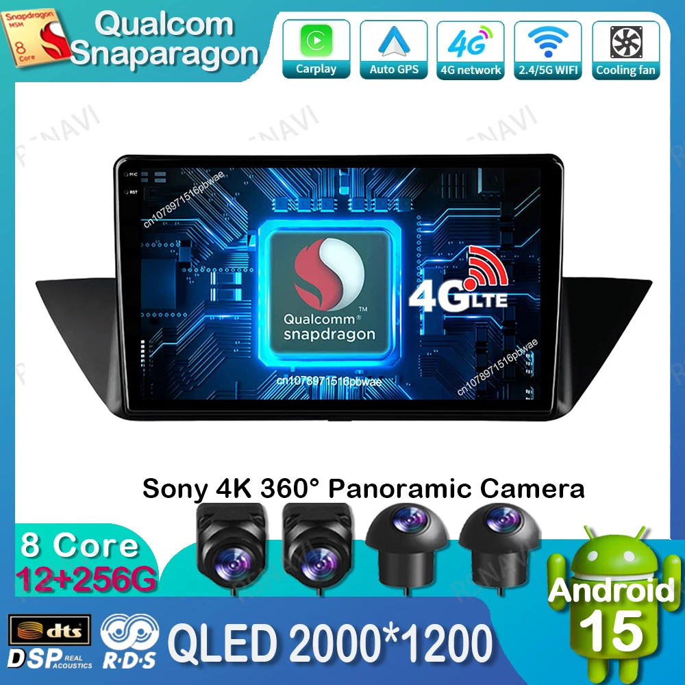 Android 15 Car Radio For BMW X1 E84 2009 - 2012 Qualcomm QLED Wireless Carplay Auto Navigation DVD Viedo Player Head Unit BT DSP
Android 15 Car Radio For BMW X1 E84 2009 - 2012 Qualcomm QLED Wireless Carplay Auto Navigation DVD Viedo Player Head Unit BT DSP