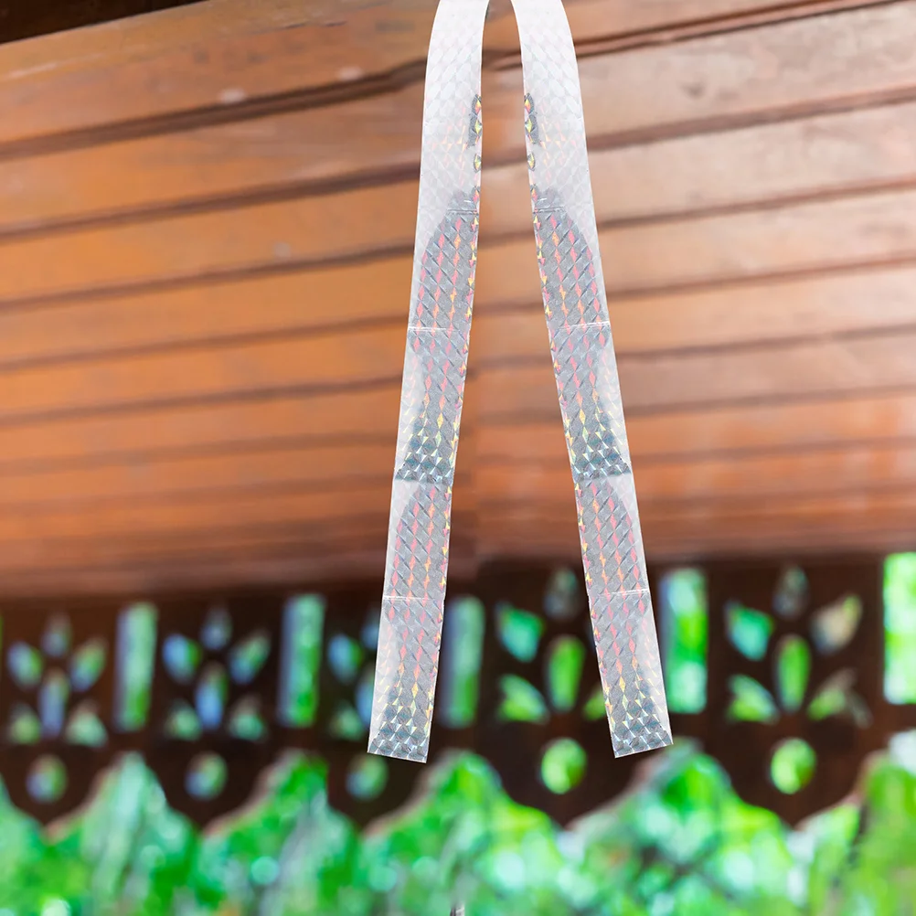 Double Side Tape Pastoral Bird Belt Spiral Tapes Ribbon Scare Silver Reflective Scaring Suspension Device
Double Side Tape Pastoral Bird Belt Spiral Tapes Ribbon Scare Silver Reflective Scaring Suspension Device