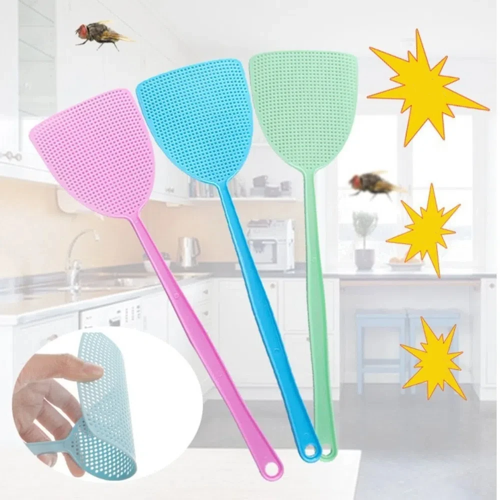 3pcs Plastic PP Fly Swatter Manual No Damage Mosquito Swatter Multi-color Extended Handle Mosquito Repellent Tools Household
3pcs Plastic PP Fly Swatter Manual No Damage Mosquito Swatter Multi-color Extended Handle Mosquito Repellent Tools Household