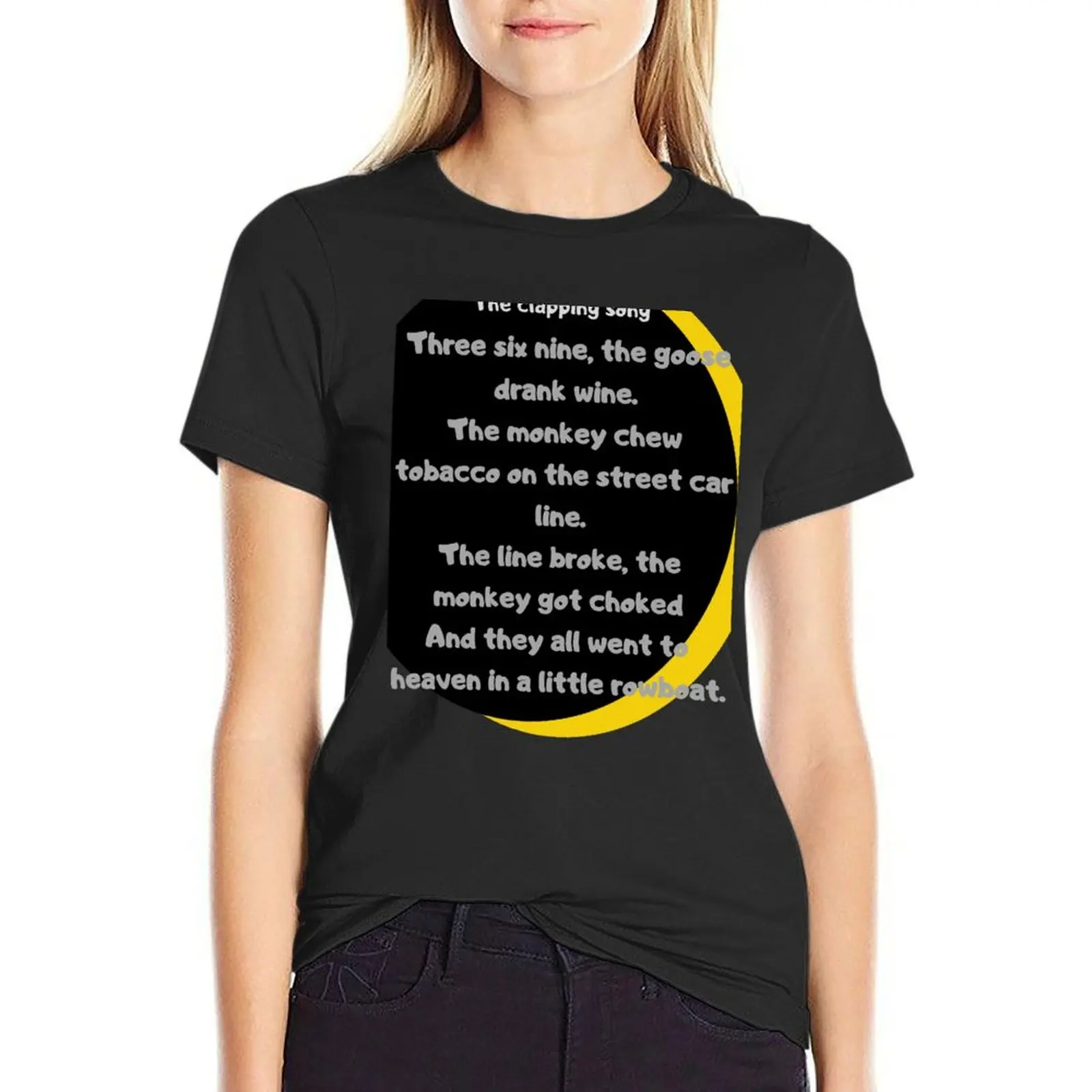 couras clapping song Bananarama T-Shirt quick drying Blouse Female clothing T-shirt Women
couras clapping song Bananarama T-Shirt quick drying Blouse Female clothing T-shirt Women