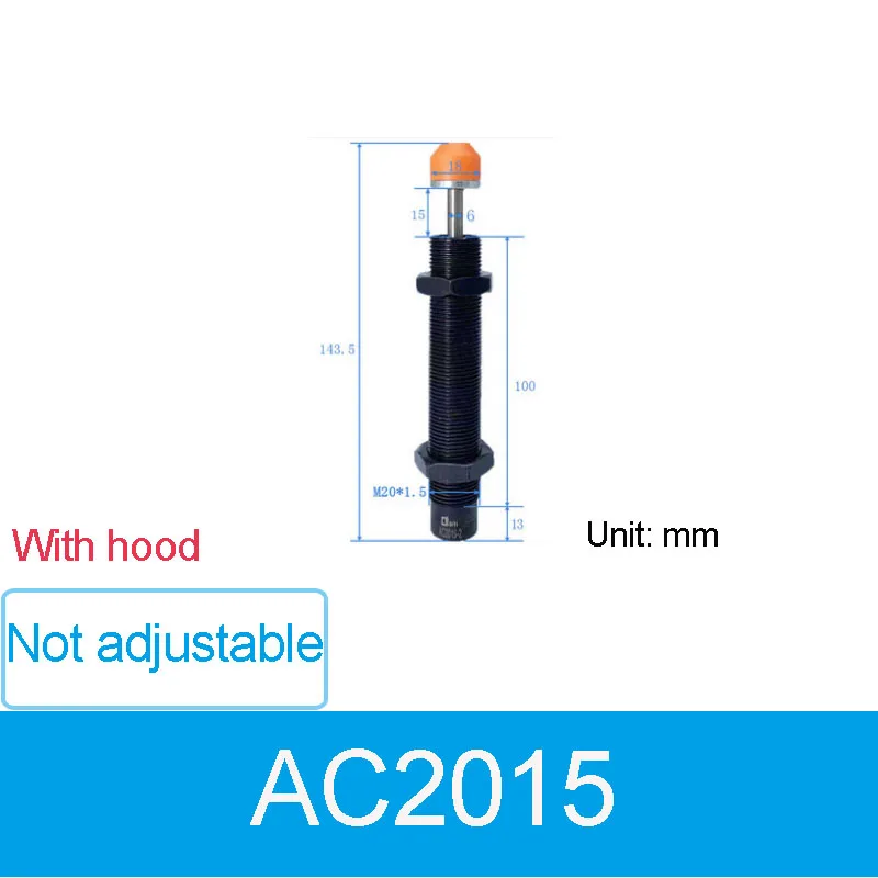 AC2015-2 High Frequency Hydraulic Shock Absorber Mechanical Buffer - Fluid Damping for Precision Applications
AC2015-2 High Frequency Hydraulic Shock Absorber Mechanical Buffer - Fluid Damping for Precision Applications