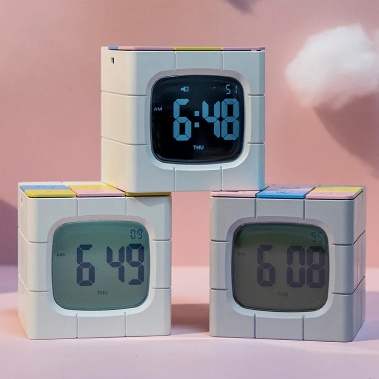 Children's Bedside Desktop Desktop Electronic Digital Rubik's Cube Countdown Clock Creative Multi-functional Night Light
Children's Bedside Desktop Desktop Electronic Digital Rubik's Cube Countdown Clock Creative Multi-functional Night Light