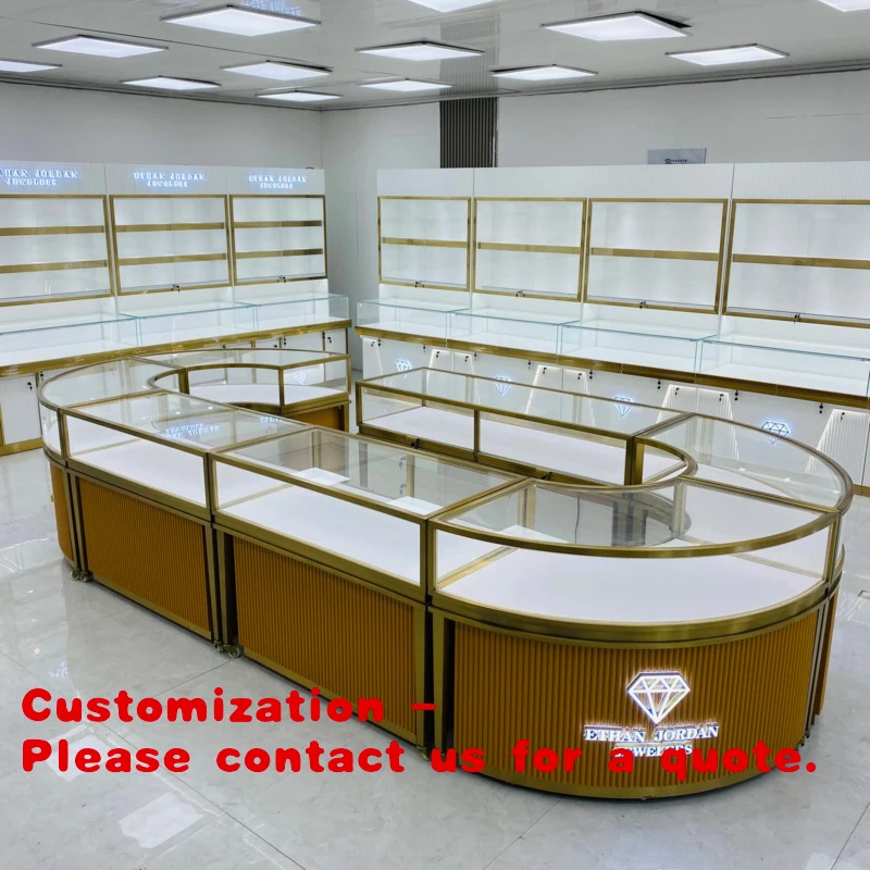 custom.-shaped Jewelry Display Cabinet Stainless Steel Simple Design Gold Jewelry Display Cabinet, Silver Jewelry Glass Count
custom.-shaped Jewelry Display Cabinet Stainless Steel Simple Design Gold Jewelry Display Cabinet, Silver Jewelry Glass Count