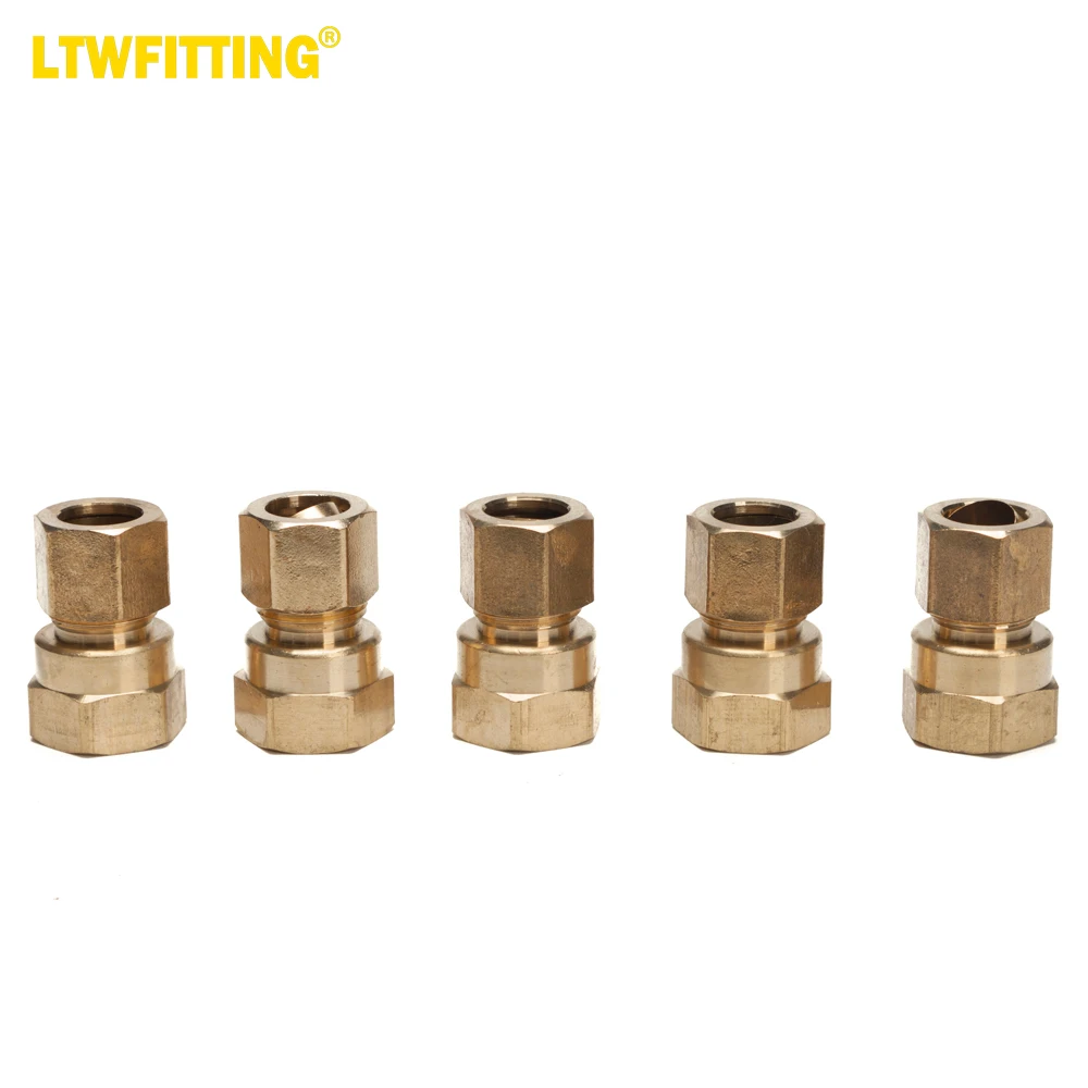 LTWFITTING Brass 1/2-Inch OD x 1/2-Inch Female NPT Compression Connector Fitting(Pack of 5)
LTWFITTING Brass 1/2-Inch OD x 1/2-Inch Female NPT Compression Connector Fitting(Pack of 5)
