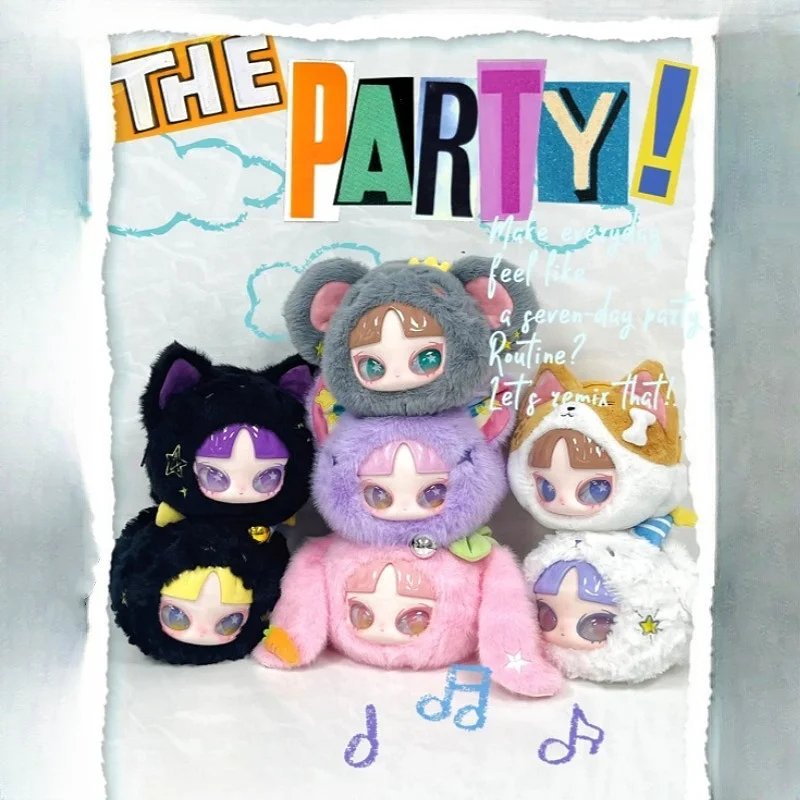 Подлинная INN Let'S Party Series, виниловая плюшевая слепая коробка, милая мини-сумка на молнии, плюшевое украшение, кулон, брелок, детская игрушка в подарок
Подлинная INN Let'S Party Series, виниловая плюшевая слепая коробка, милая мини-сумка на молнии, плюшевое украшение, кулон, брелок, детская игрушка в подарок