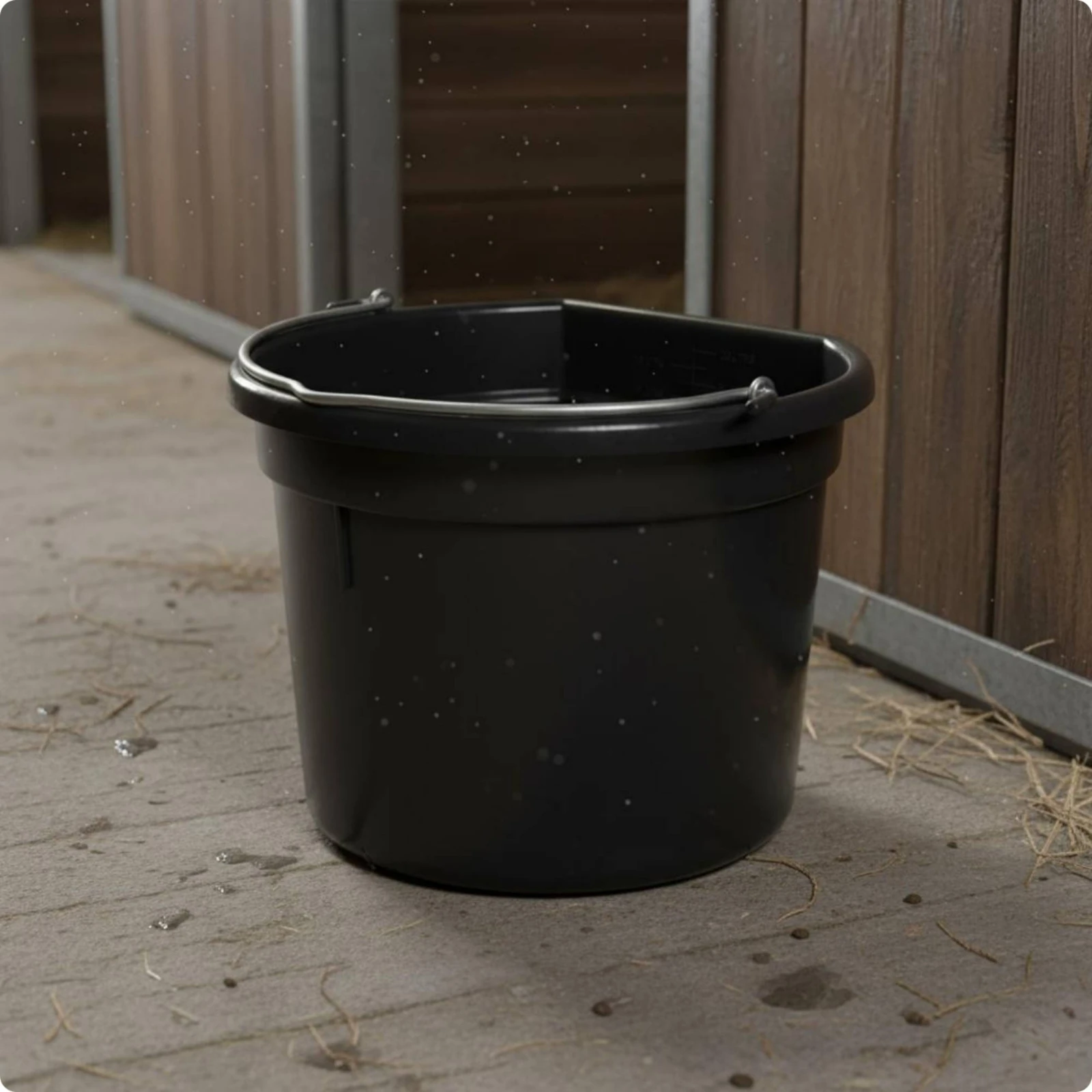 Flat Back Feed Pail Metal Handle Horse Water Pail Farm Supply Hanging Design Stackable for Stable
Flat Back Feed Pail Metal Handle Horse Water Pail Farm Supply Hanging Design Stackable for Stable