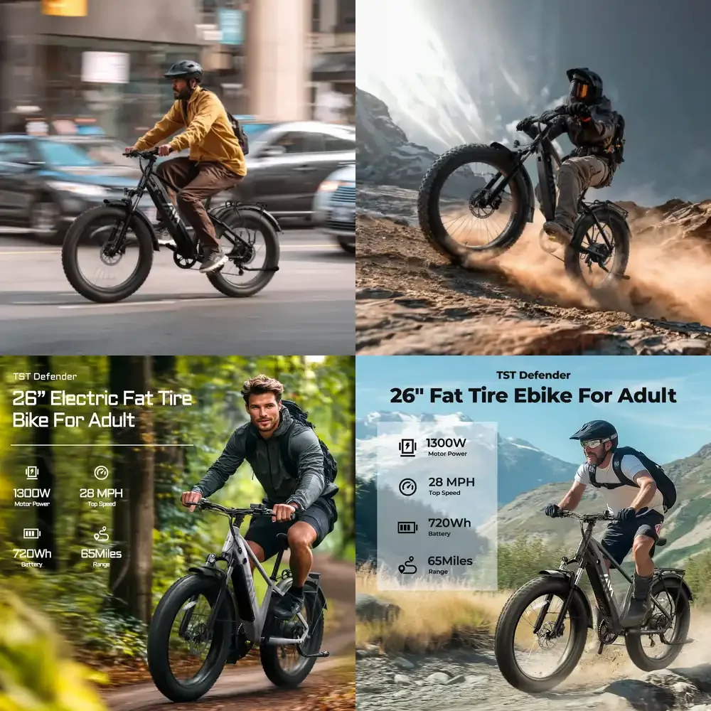 Yeestep F612 Adult Road Bike PAS 7-speed Comfort Fatbike Mountain with
Yeestep F612 Adult Road Bike PAS 7-speed Comfort Fatbike Mountain with