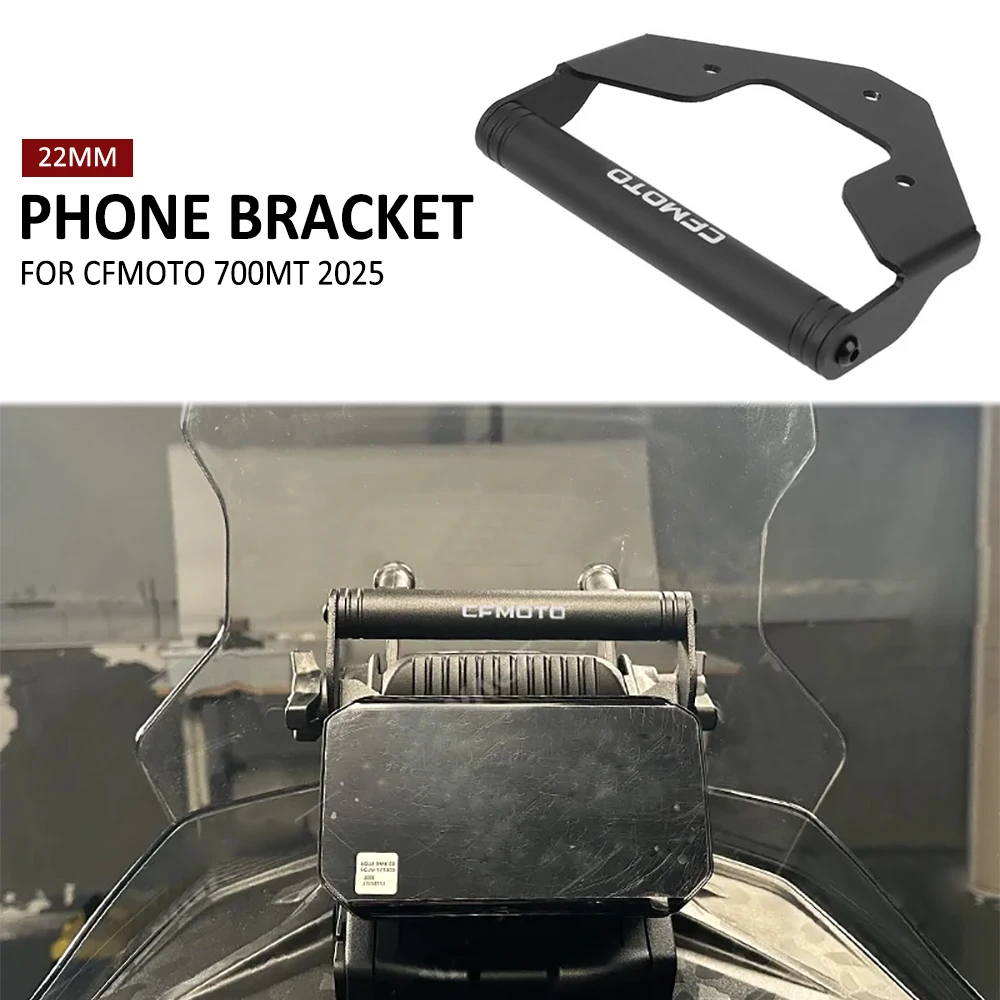 For CFMOTO CF700MT 700MT 700 MT 2025 Motorcycle 22MM Mobile Phone Holder GPS Navigation Bracket Driving Recorder Stand Support
For CFMOTO CF700MT 700MT 700 MT 2025 Motorcycle 22MM Mobile Phone Holder GPS Navigation Bracket Driving Recorder Stand Support
