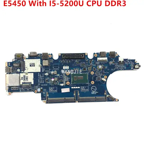 For DELL Latitude E5450 Laptop Motherboard ZAM70 LA-A901P CN-0X4VXX 0X4VXX 07YWD9 0C7K68 00J6V1 0PVYKY 100% Fully Tested