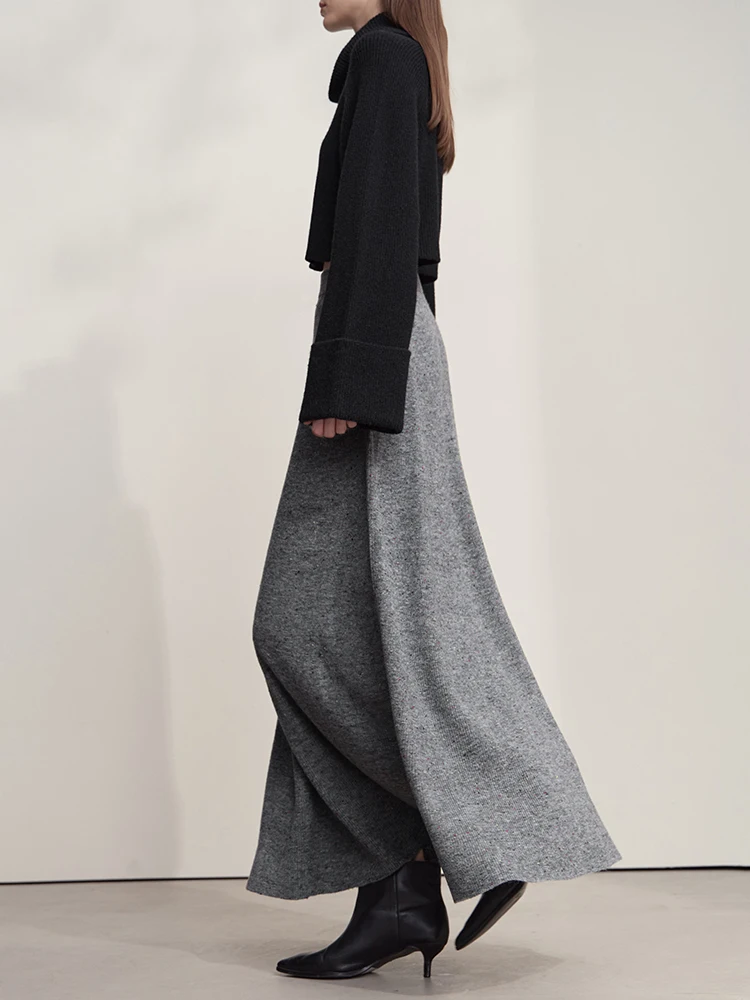 AMII Knitted Skirts For Women 2025 Autumn New Gentle A-line Long Skirt Loose Solid Color Elegant Versatile Woman Clothes12553045
AMII Knitted Skirts For Women 2025 Autumn New Gentle A-line Long Skirt Loose Solid Color Elegant Versatile Woman Clothes12553045