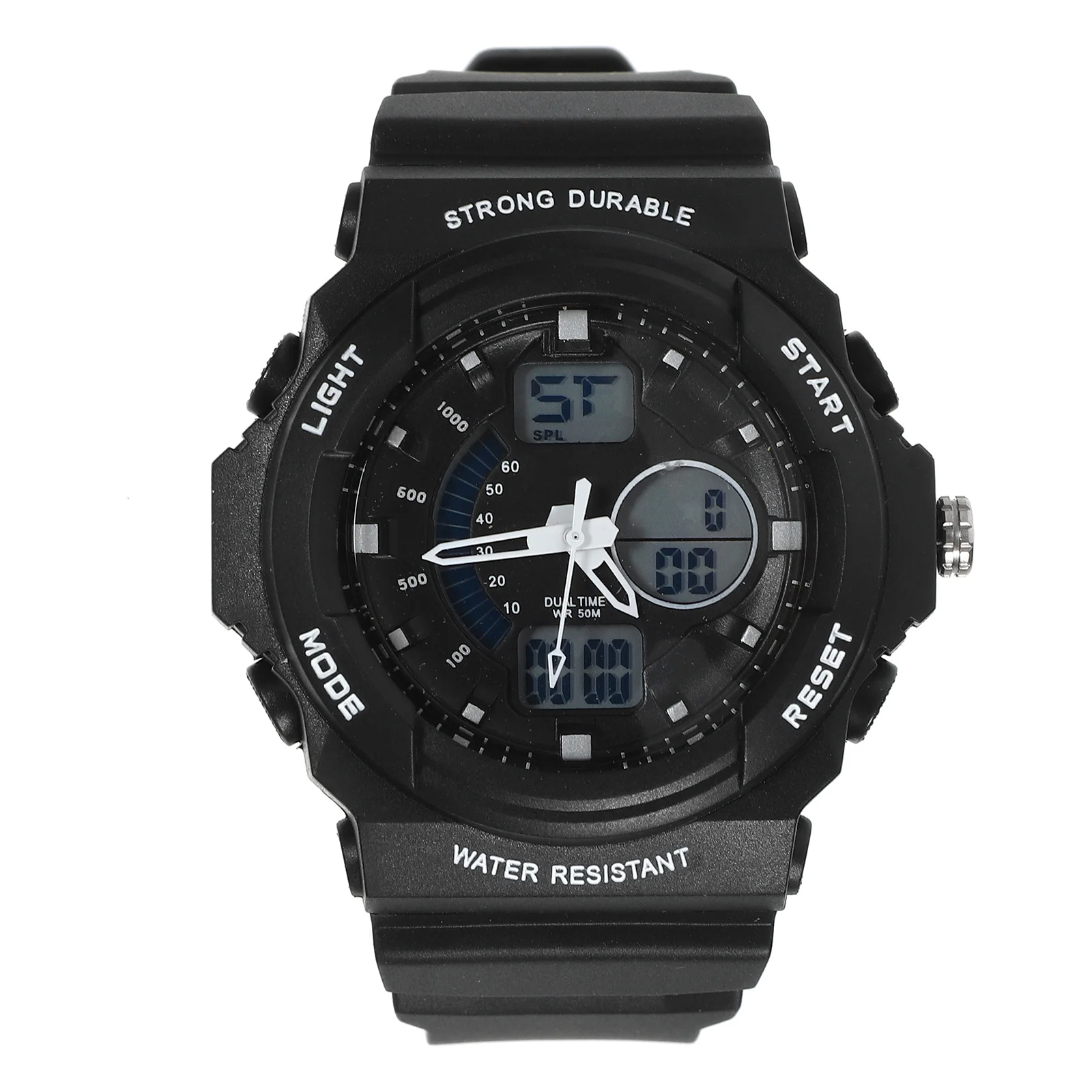Мужские черные двойные светодиодные цифровые спортивные часы, секундомер, будильник, дата, El, подсветка, резиновая лента, водонепроницаемые спортивные часы 
Мужские черные двойные светодиодные цифровые спортивные часы, секундомер, будильник, дата, El, подсветка, резиновая лента, водонепроницаемые спортивные часы