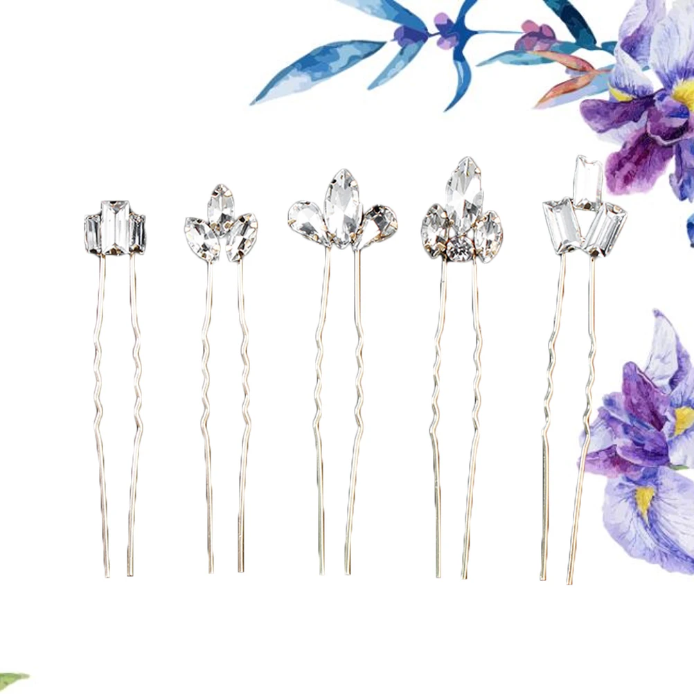 5pcs Crystal Hairpins Set for Women Rhinestone Accessories Elegant Hair Chopsticks Durable Alloy Wedding Decoration Diamond
5pcs Crystal Hairpins Set for Women Rhinestone Accessories Elegant Hair Chopsticks Durable Alloy Wedding Decoration Diamond