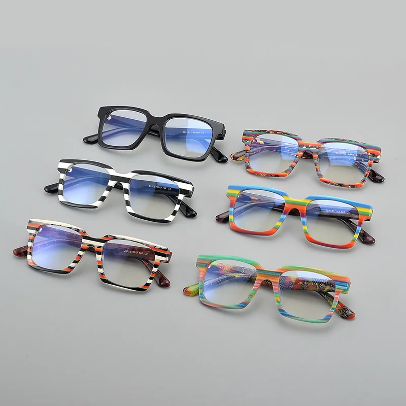 Handmade Geometricr Acetate Eyeglass Frame for Women Myopia Reading Glasses Custom Men Optical Prescription Square Eyeglasses
Handmade Geometricr Acetate Eyeglass Frame for Women Myopia Reading Glasses Custom Men Optical Prescription Square Eyeglasses